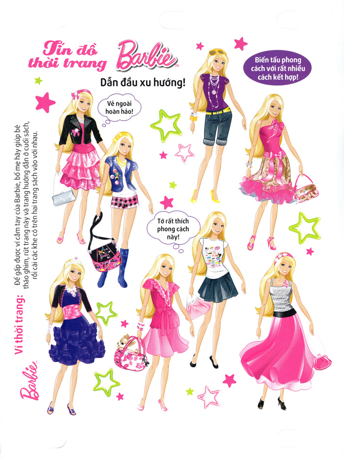 bộ sách barbie thiết kế thời trang (bộ 10 cuốn) - Ảnh 3