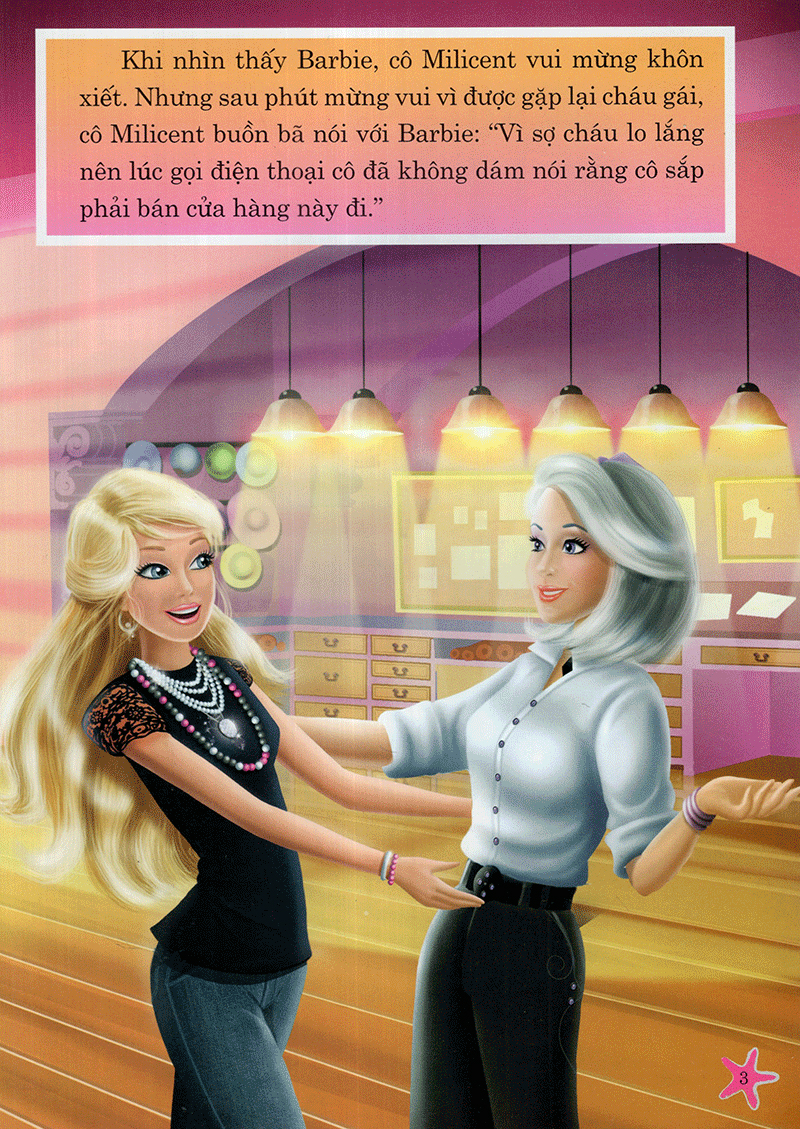 bộ sách barbie truyện tranh khổ lớn (bộ 4 cuốn) - Ảnh 8