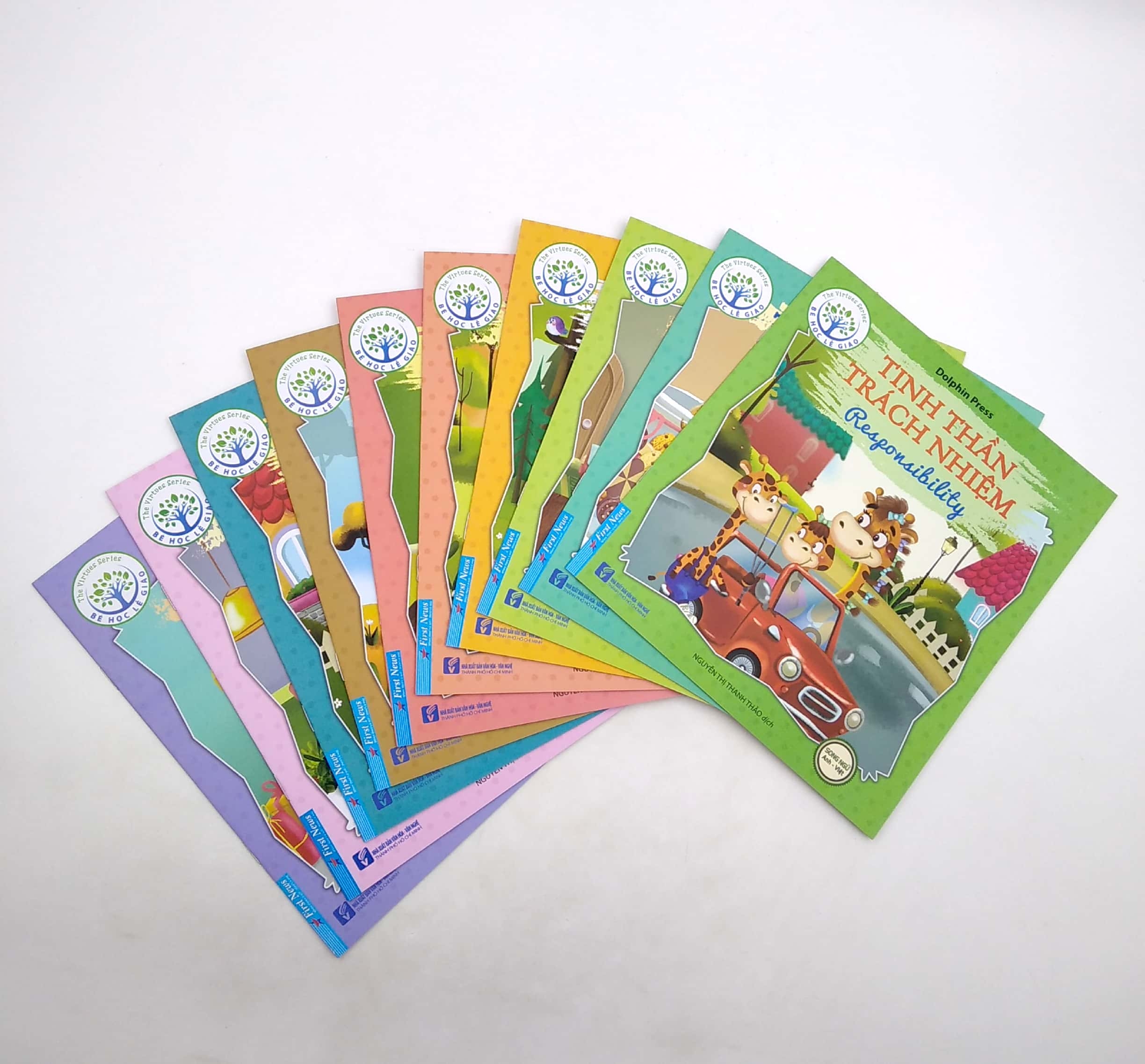 bộ sách bé học lễ giáo - song ngữ anh việt (tái bản) - bộ 10 quyển - Ảnh 3