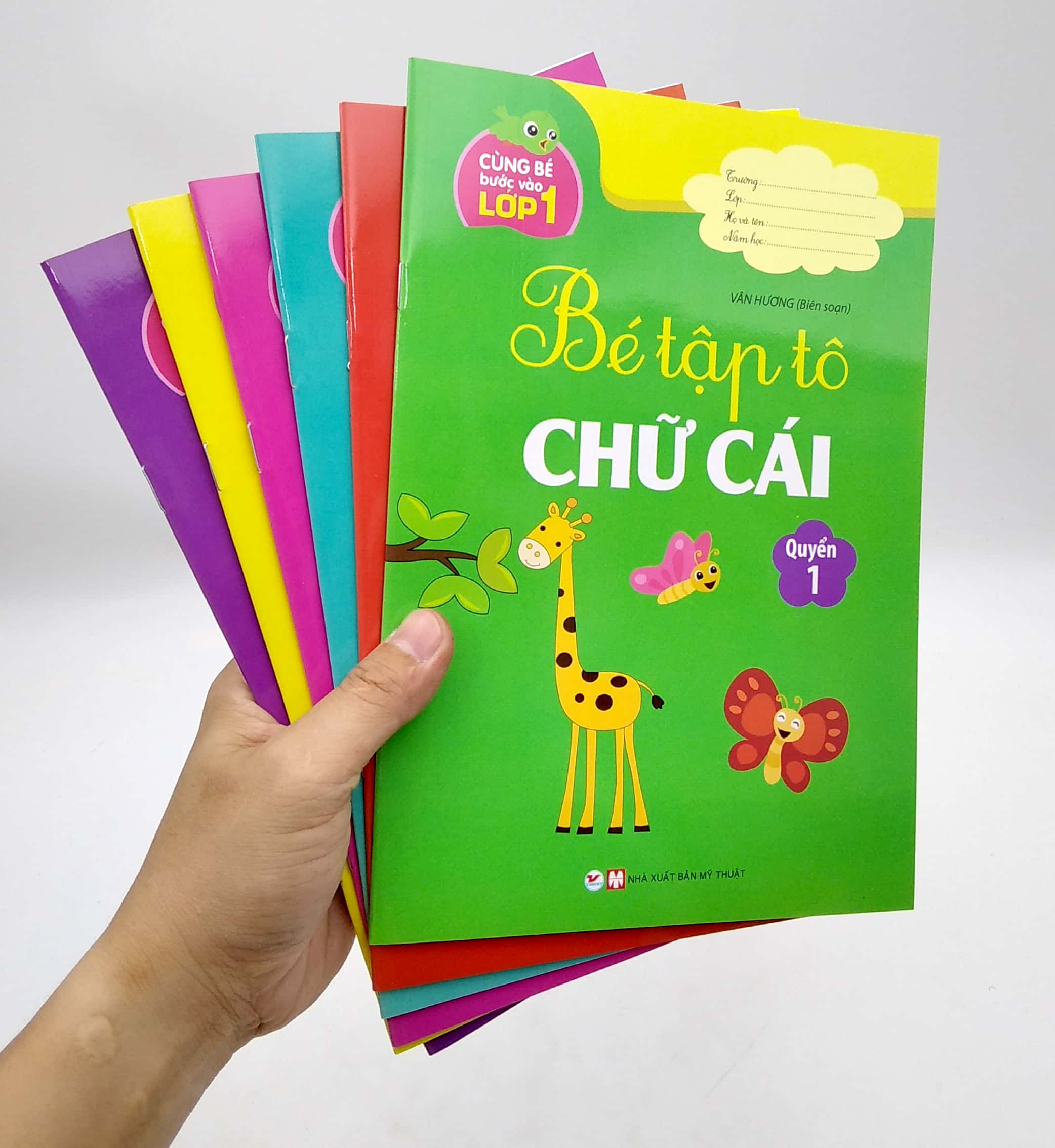 bộ sách bé tập tô - cùng bé bước vào lớp 1 (bộ 6 cuốn) - Ảnh 2