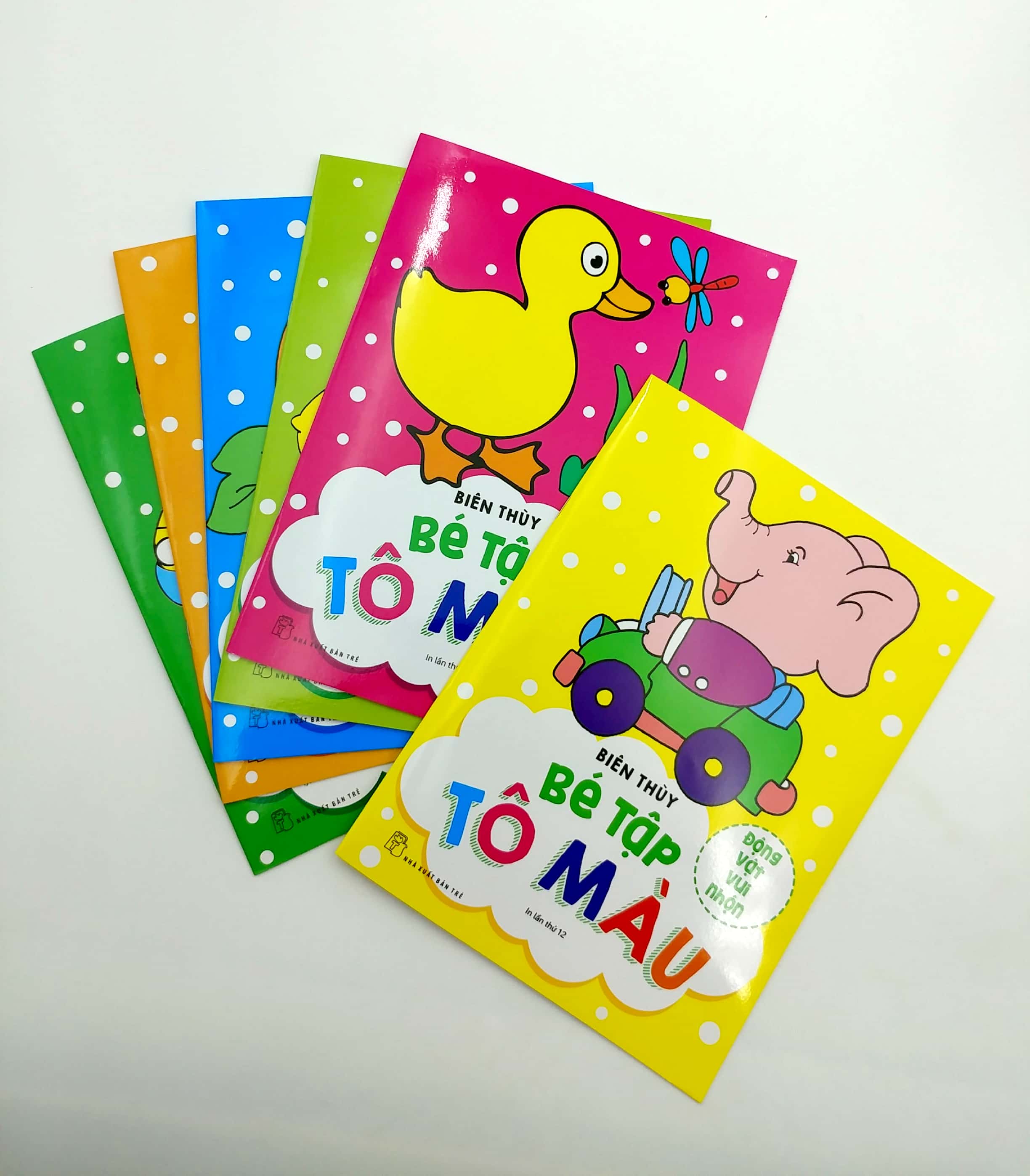 bộ sách bé tập tô màu (bộ 6 cuốn) - Ảnh 14