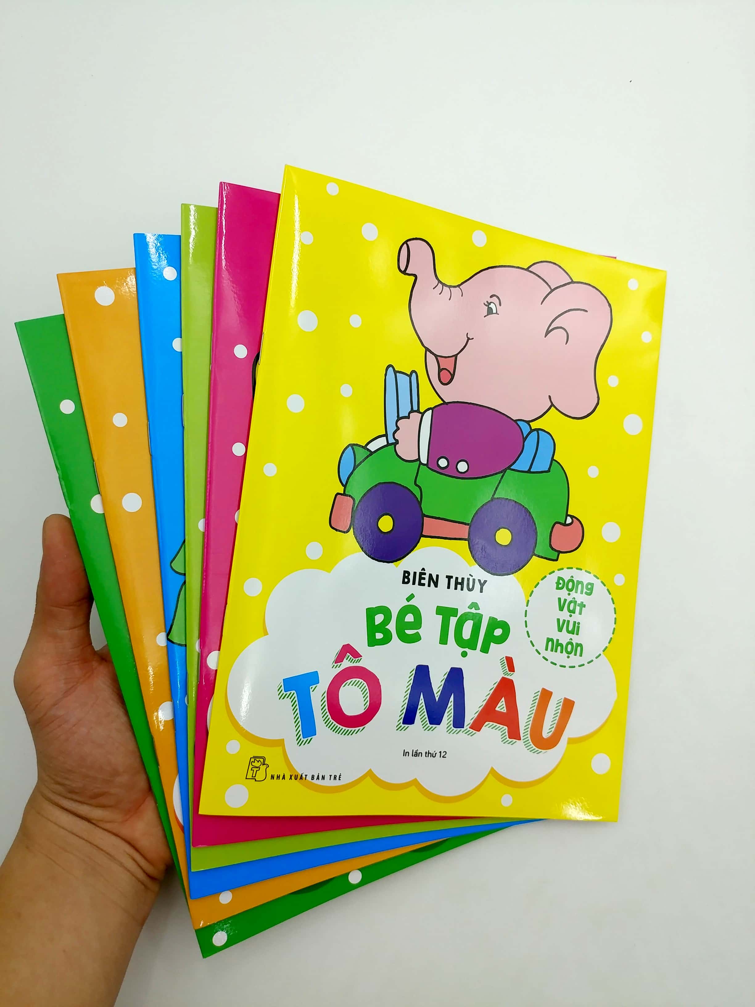 bộ sách bé tập tô màu (bộ 6 cuốn) - Ảnh 15