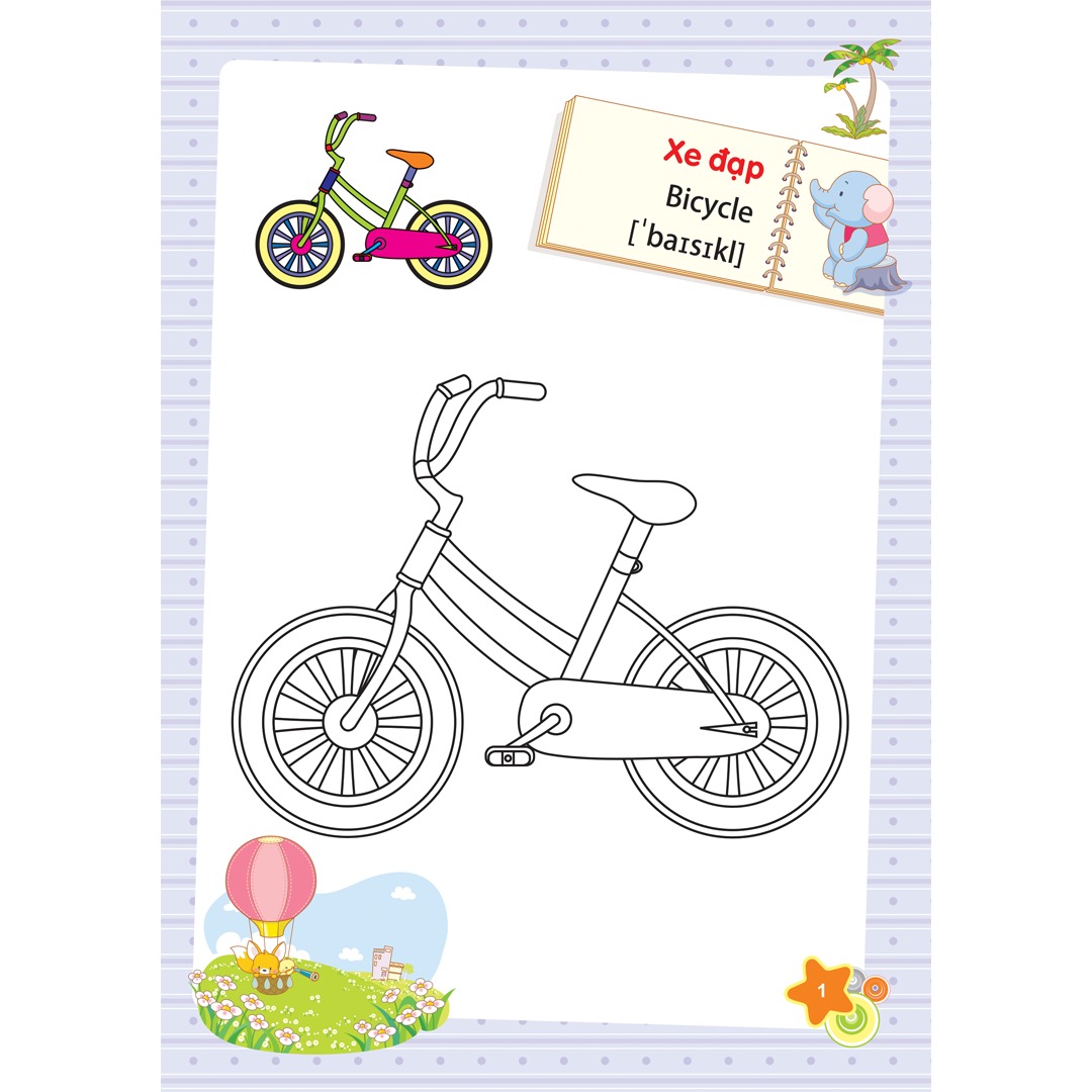 bộ sách bé tập tô màu (bộ 8 cuốn) (tái bản 2023) - Ảnh 10