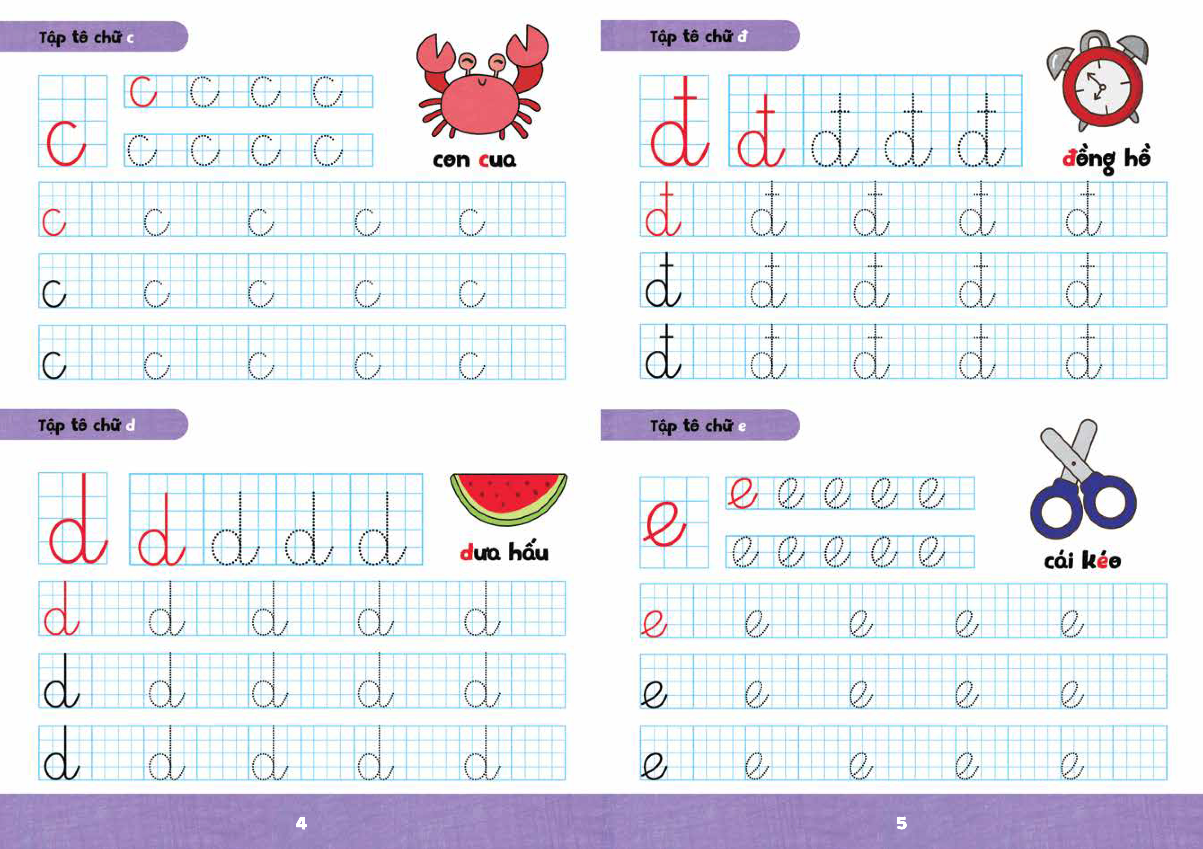 bộ sách bé tập tô phát triển tư duy - tập tô-tập viết (bộ 8 cuốn) - Ảnh 11