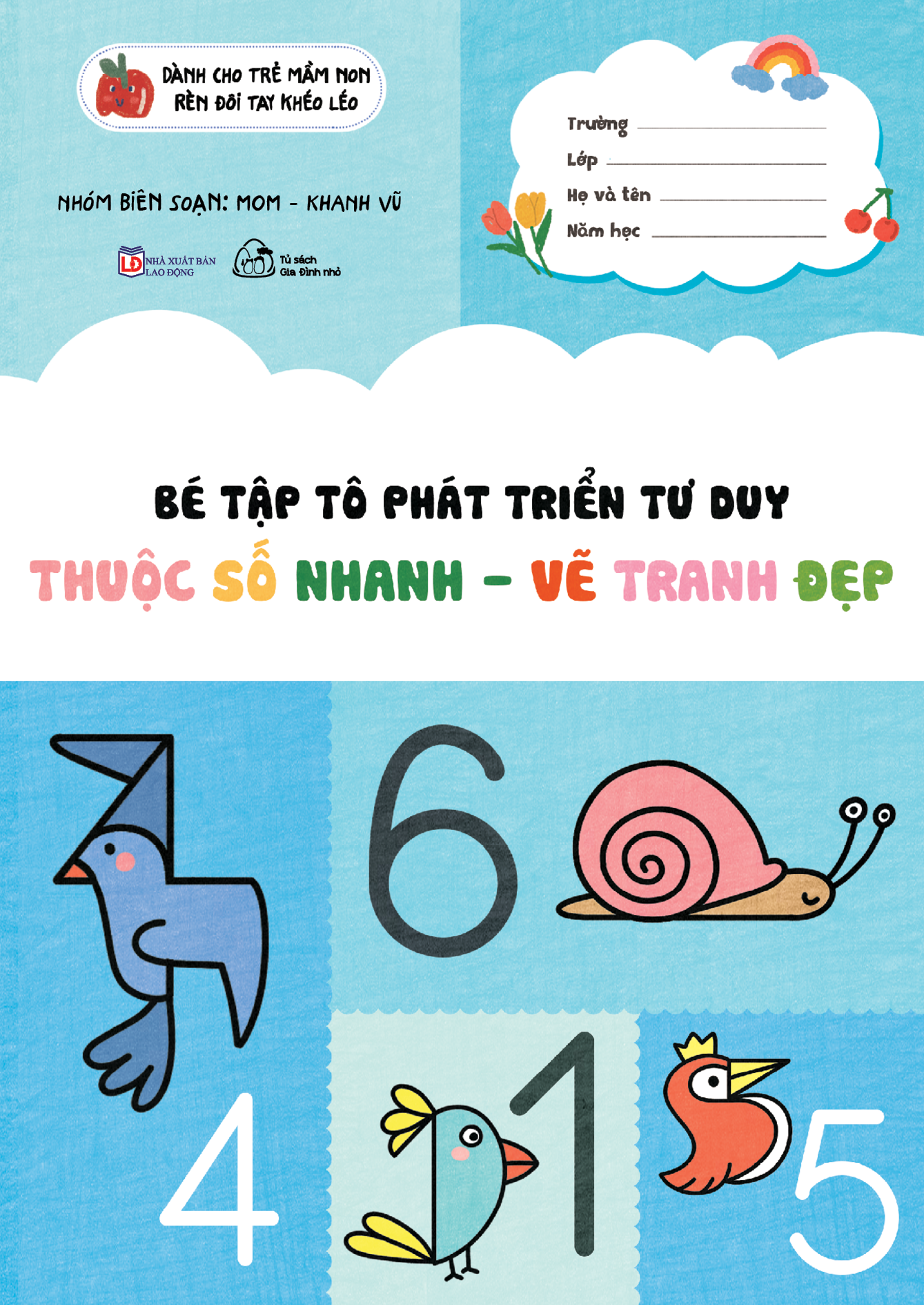 bộ sách bé tập tô phát triển tư duy - tập tô-tập viết (bộ 8 cuốn) - Ảnh 2