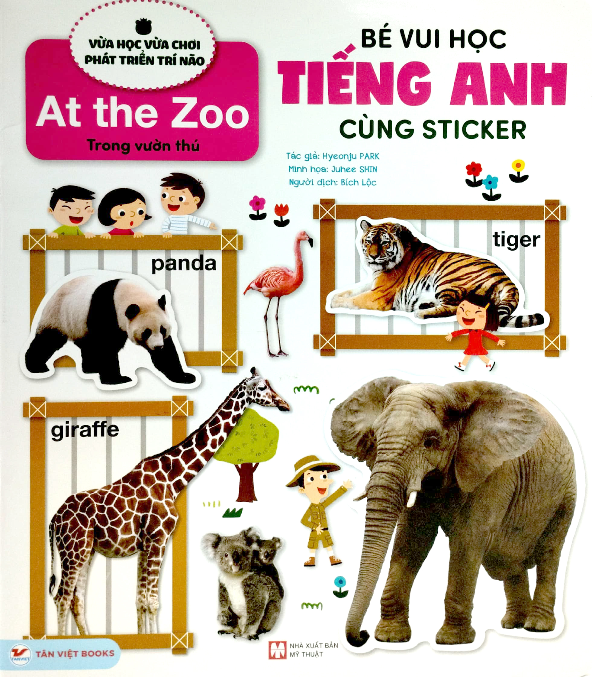 bộ sách bé vui học tiếng anh cùng sticker (bộ 5 cuốn) (tái bản 2023) - Ảnh 2