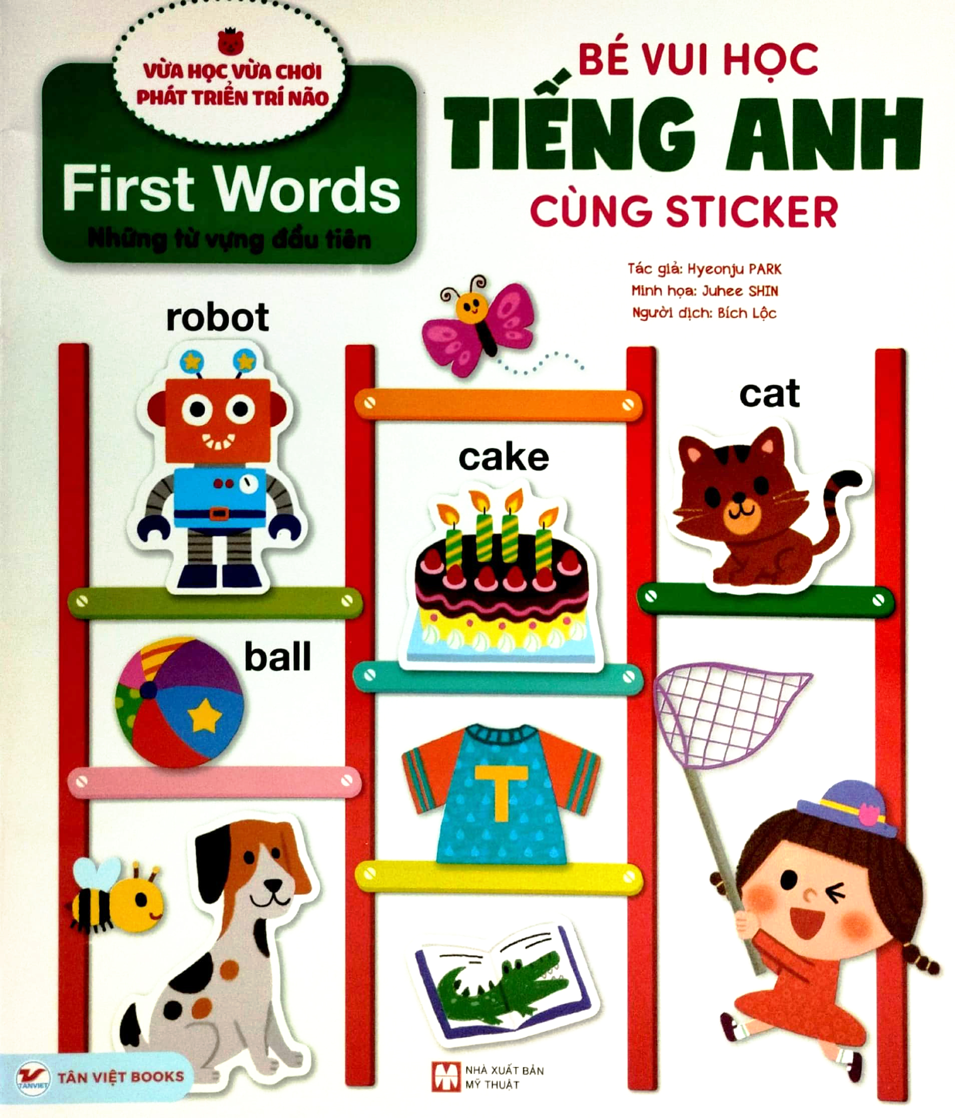 bộ sách bé vui học tiếng anh cùng sticker (bộ 5 cuốn) (tái bản 2023) - Ảnh 4