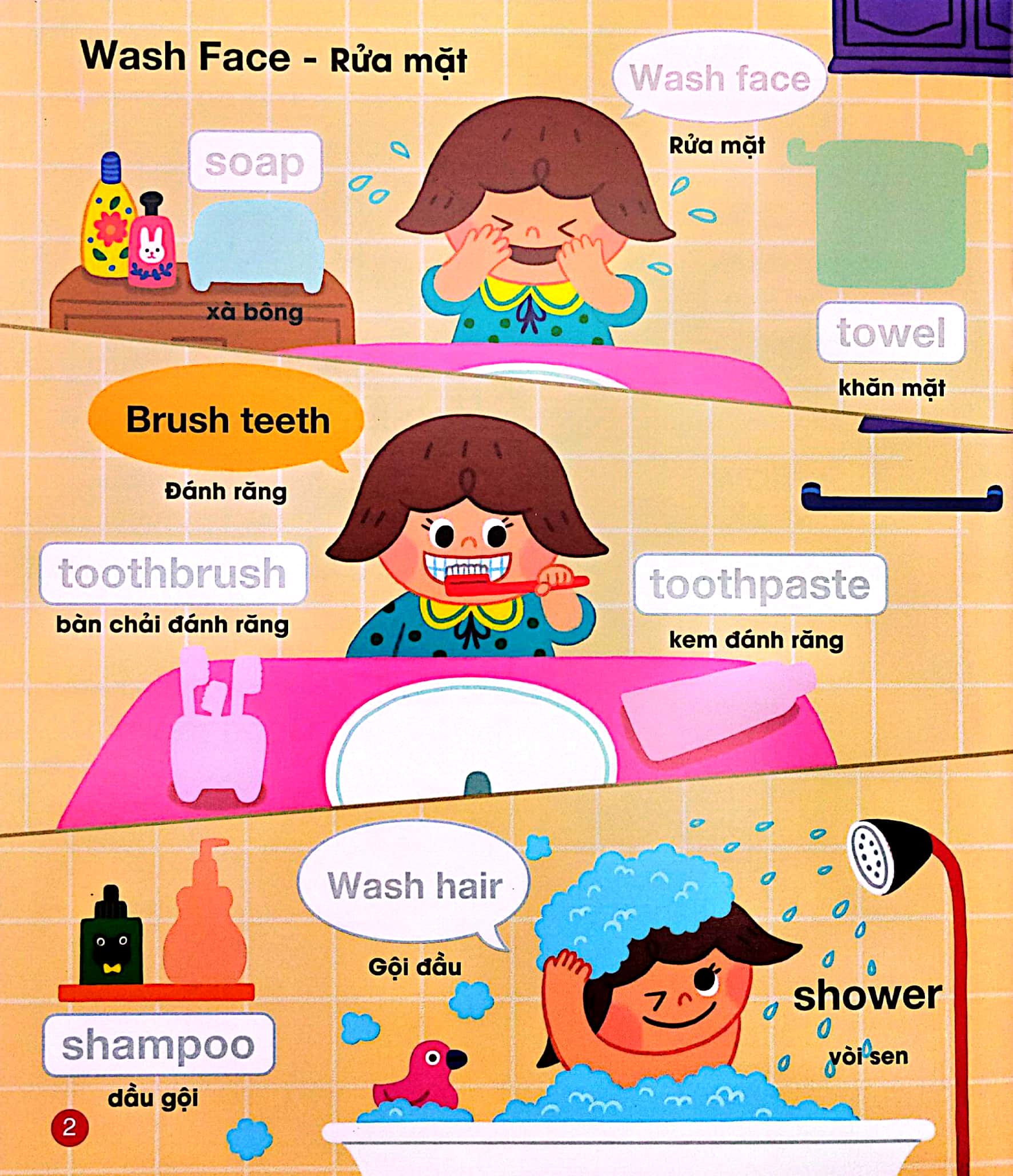 bộ sách bé vui học tiếng anh cùng sticker (bộ 5 cuốn) (tái bản 2023) - Ảnh 7