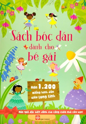 bộ sách bóc dán dành cho bé gái (bộ 4 cuốn) - Ảnh 2