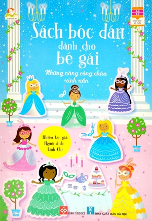 bộ sách bóc dán dành cho bé gái (bộ 4 cuốn) - Ảnh 3