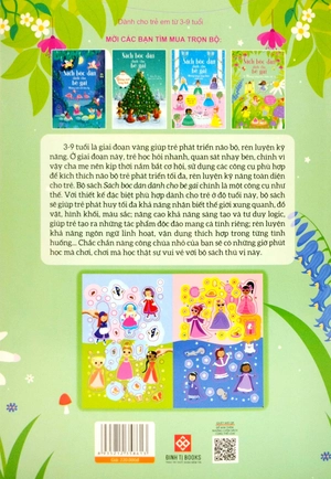 bộ sách bóc dán dành cho bé gái (bộ 4 cuốn) - Ảnh 8