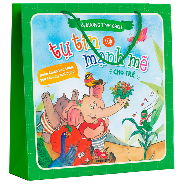 Bộ Sách Bồi Dưỡng Tính Cách Tự Tin Và Mạnh Mẽ Cho Trẻ - Hoàn Thiện Bản Thân, Yêu Thương Mọi Người (Túi 4 Cuốn)