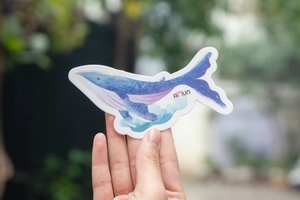 bộ sách cá voi cô đơn - tập 1 - 3 (bộ 3 tập) - bản đặc biệt - tặng kèm bookmark cá voi + bookmark trứng + thiệp cưới + postcard in chữ ký tác giả + standee - Ảnh 13