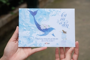 bộ sách cá voi cô đơn - tập 1 - 3 (bộ 3 tập) - bản đặc biệt - tặng kèm bookmark cá voi + bookmark trứng + thiệp cưới + postcard in chữ ký tác giả + standee - Ảnh 15
