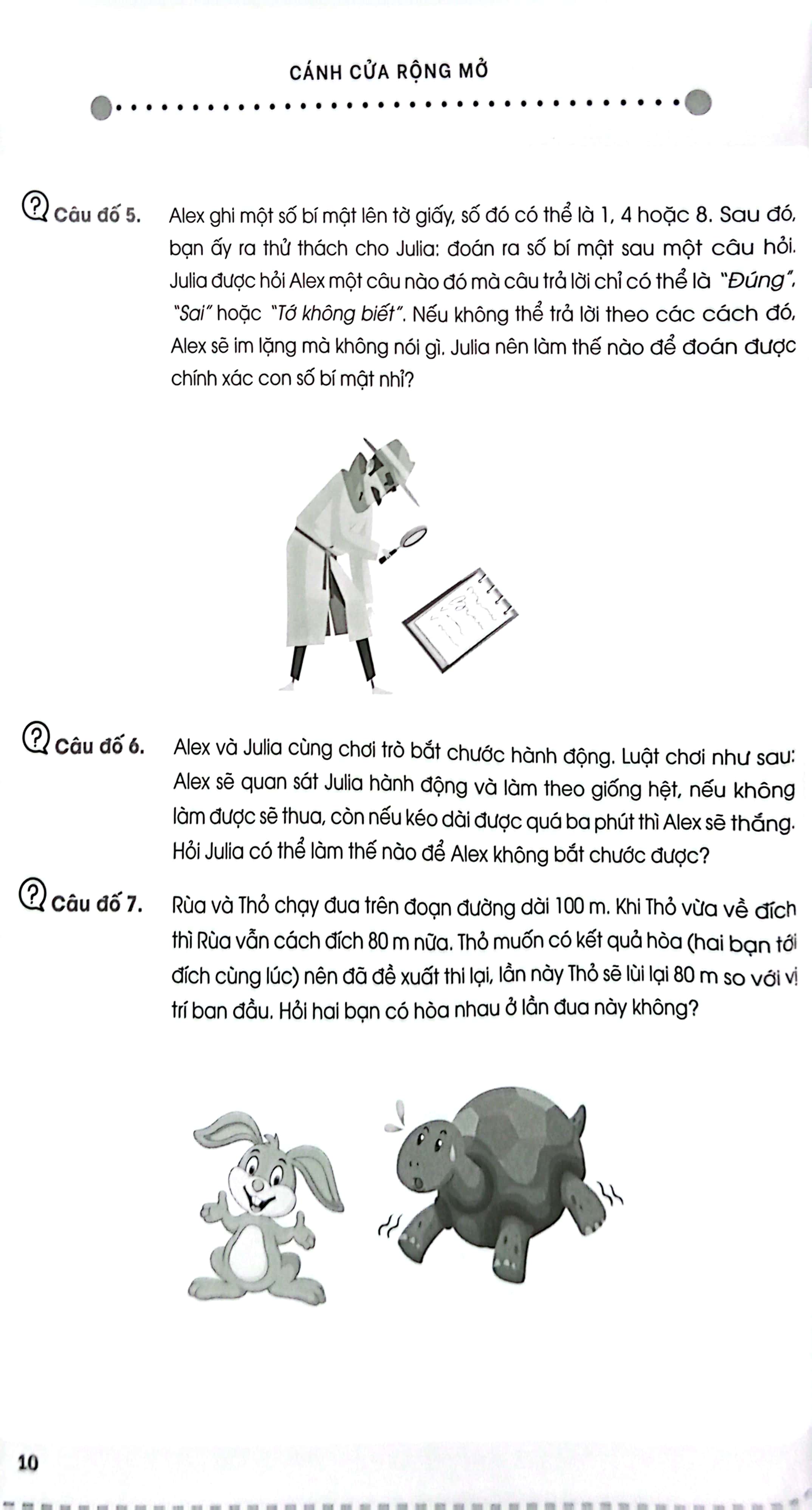 bộ sách cánh cửa rộng mở - thử thách toán hay và khó lớp 3-4-5 (bộ 2 cuốn) - Ảnh 11