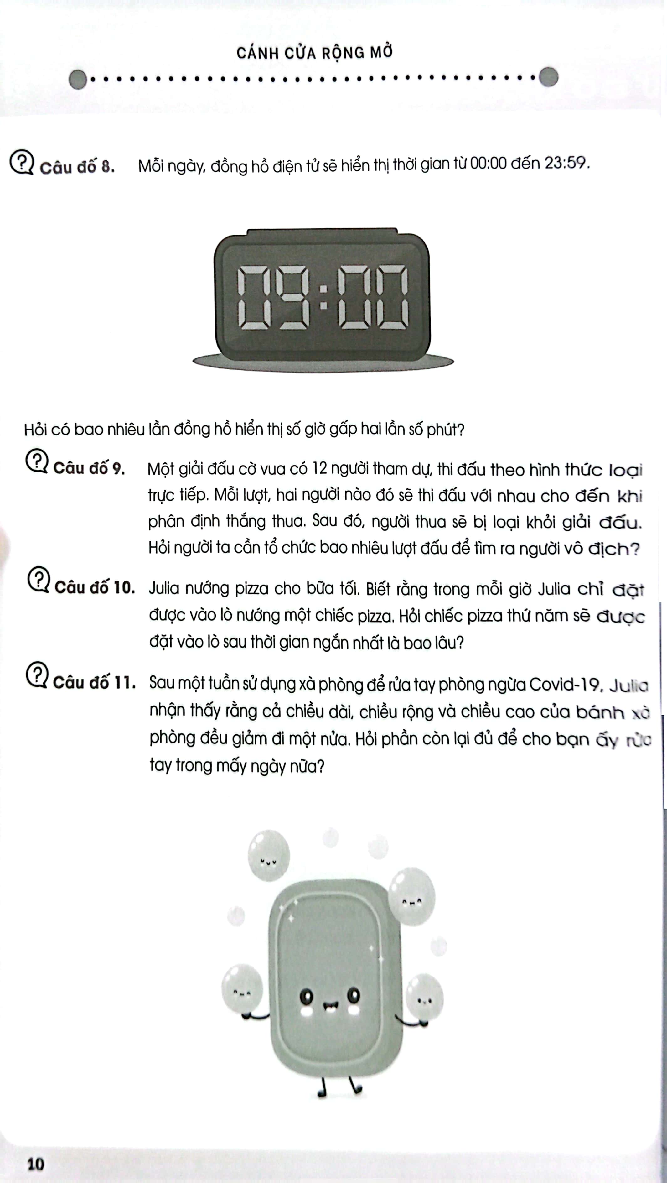 bộ sách cánh cửa rộng mở - thử thách toán hay và khó lớp 3-4-5 (bộ 2 cuốn) - Ảnh 5