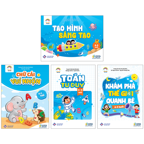 Bộ Sách Cầu Vồng Trẻ Thơ - Dành Cho Trẻ 4-5 Tuổi (Bộ 4 Quyển)