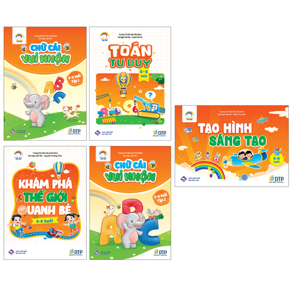 Bộ Sách Cầu Vồng Trẻ Thơ - Dành Cho Trẻ 5-6 Tuổi (Bộ 5 Quyển)