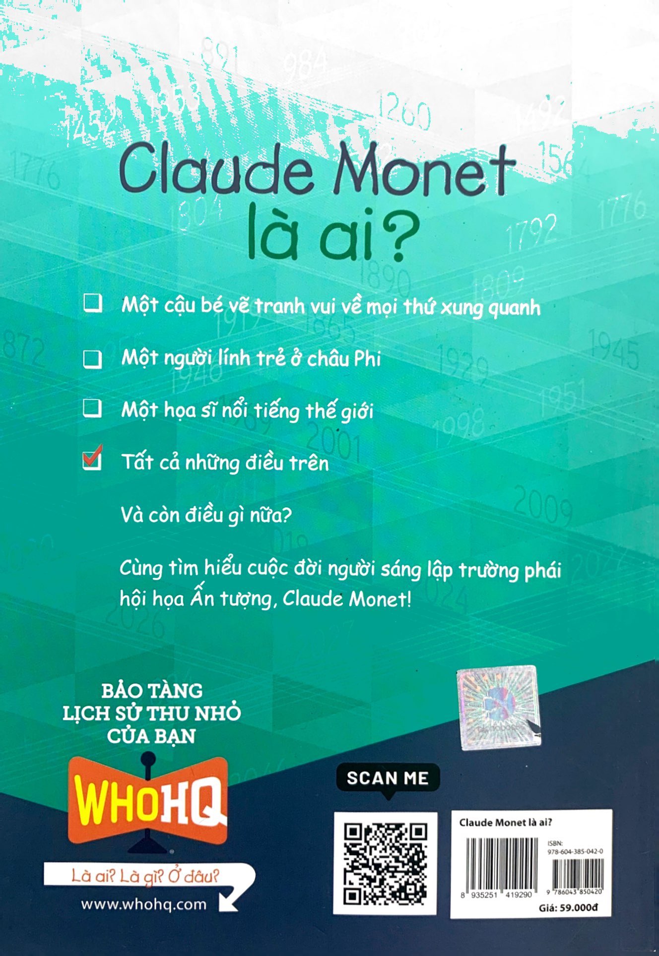 bộ sách chân dung - claude monet là ai (tái bản 2022) - Ảnh 8