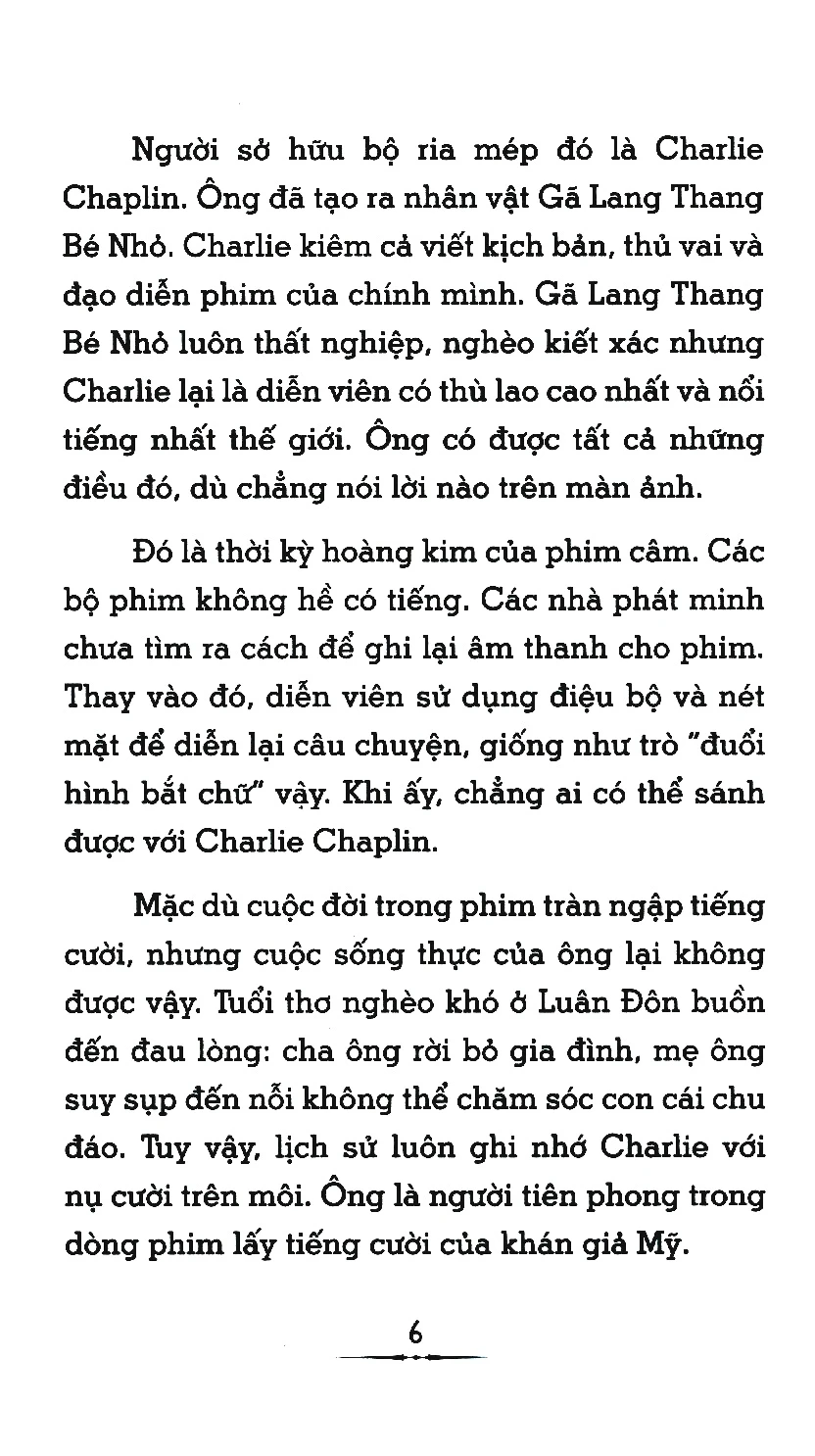 Bộ Sách Chân Dung Những Người Thay Đổi Thế Giới - Charlie Chaplin Là Ai? (Tái Bản 2026) - Ảnh 6