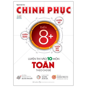 bộ sách chinh phục toàn diện môn toán kỳ thi vào 10 (bộ 2 cuốn) - Ảnh 2