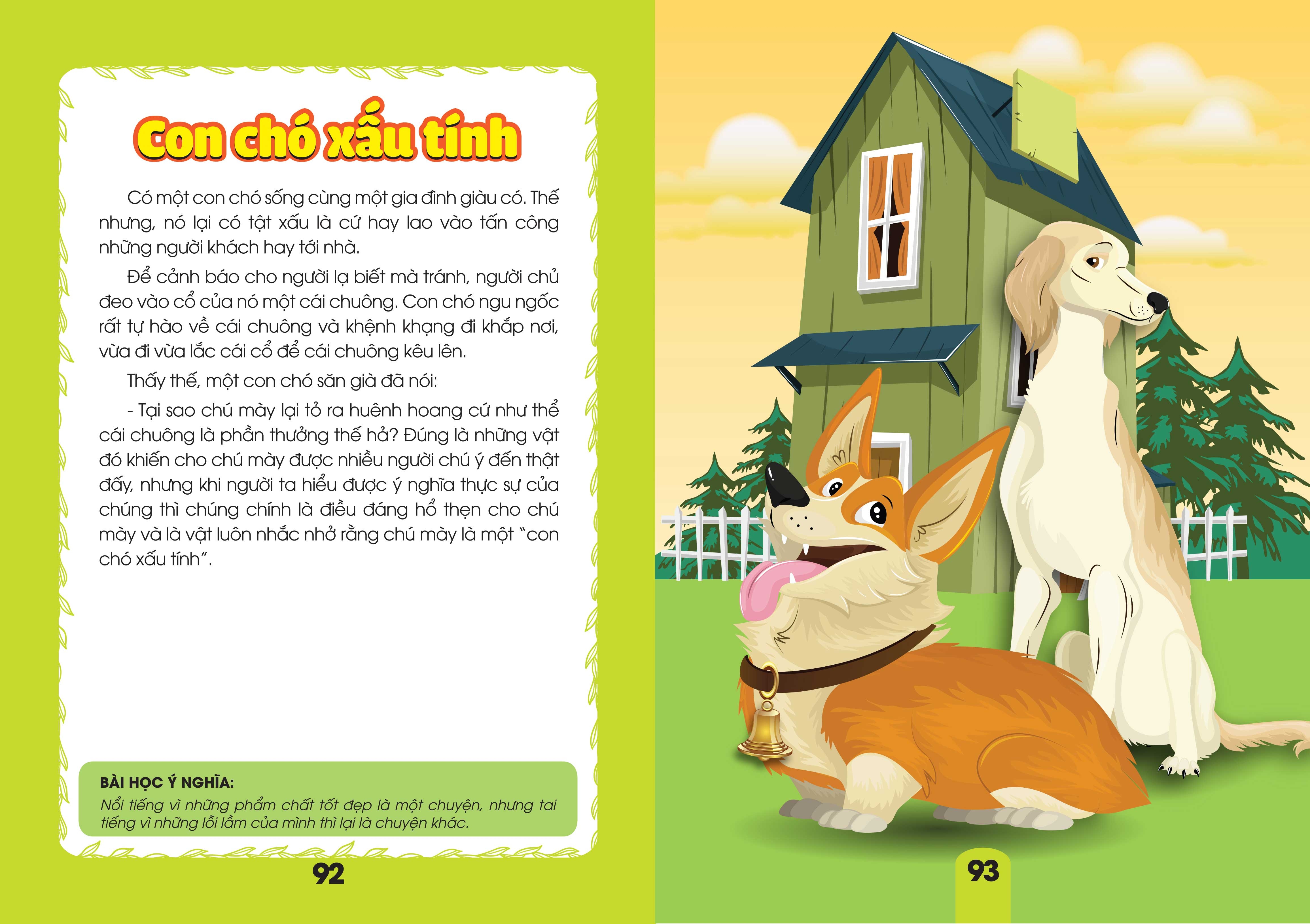 bộ sách cho bé học chữ - truyện ngụ ngôn và câu hỏi thực hành ý nghĩa - tập 2 - Ảnh 11