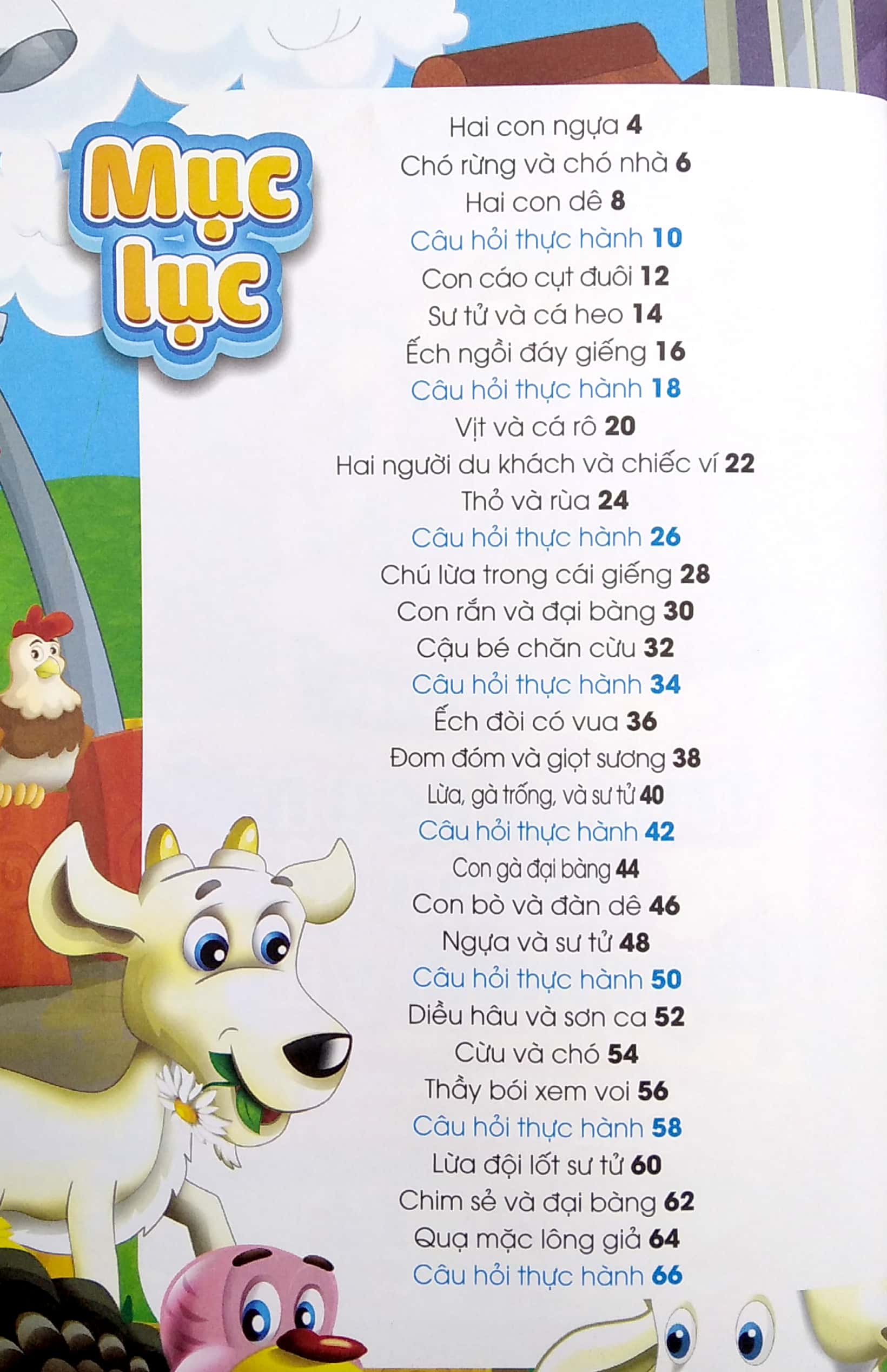 bộ sách cho bé học chữ - truyện ngụ ngôn và câu hỏi thực hành ý nghĩa - tập 2 - Ảnh 16