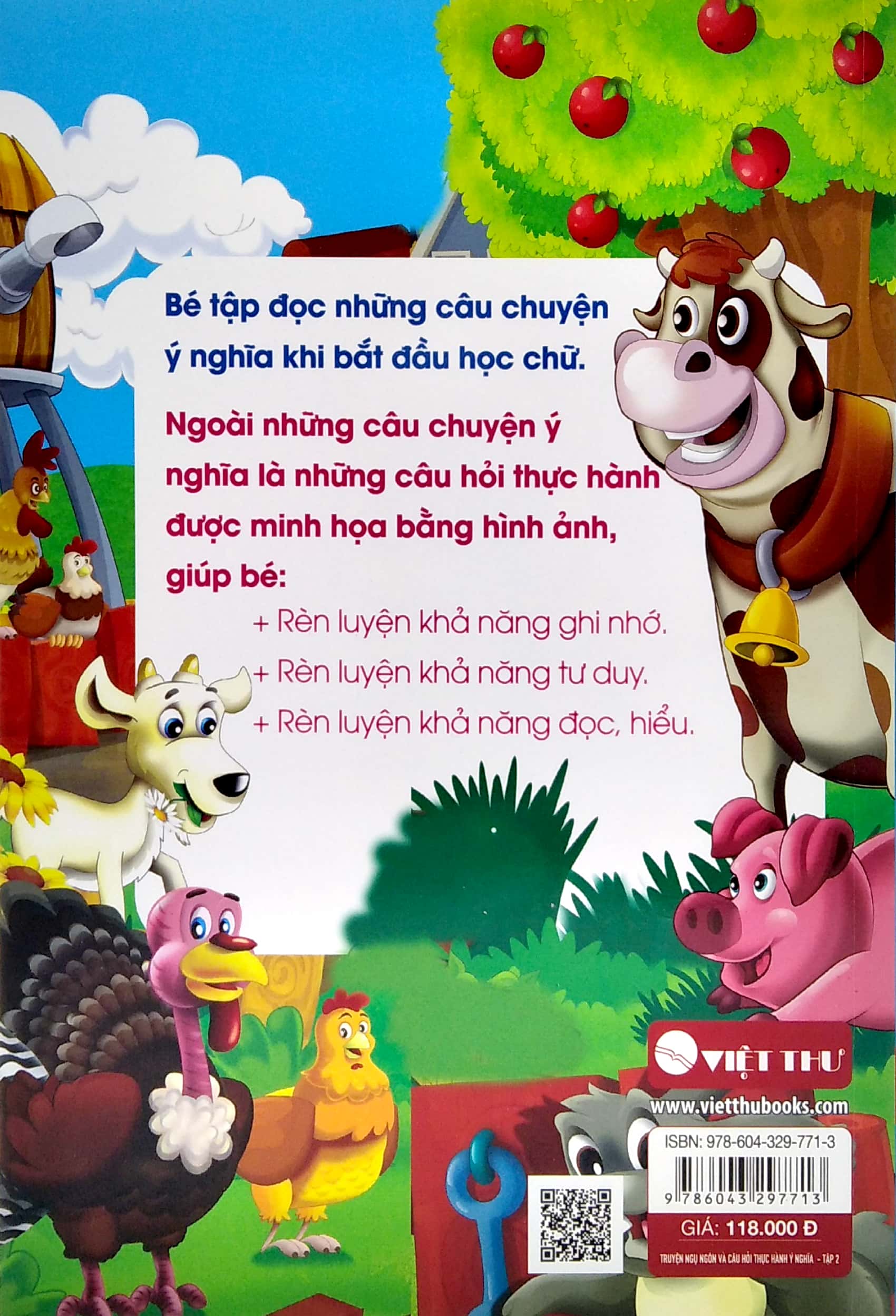 bộ sách cho bé học chữ - truyện ngụ ngôn và câu hỏi thực hành ý nghĩa - tập 2 - Ảnh 19