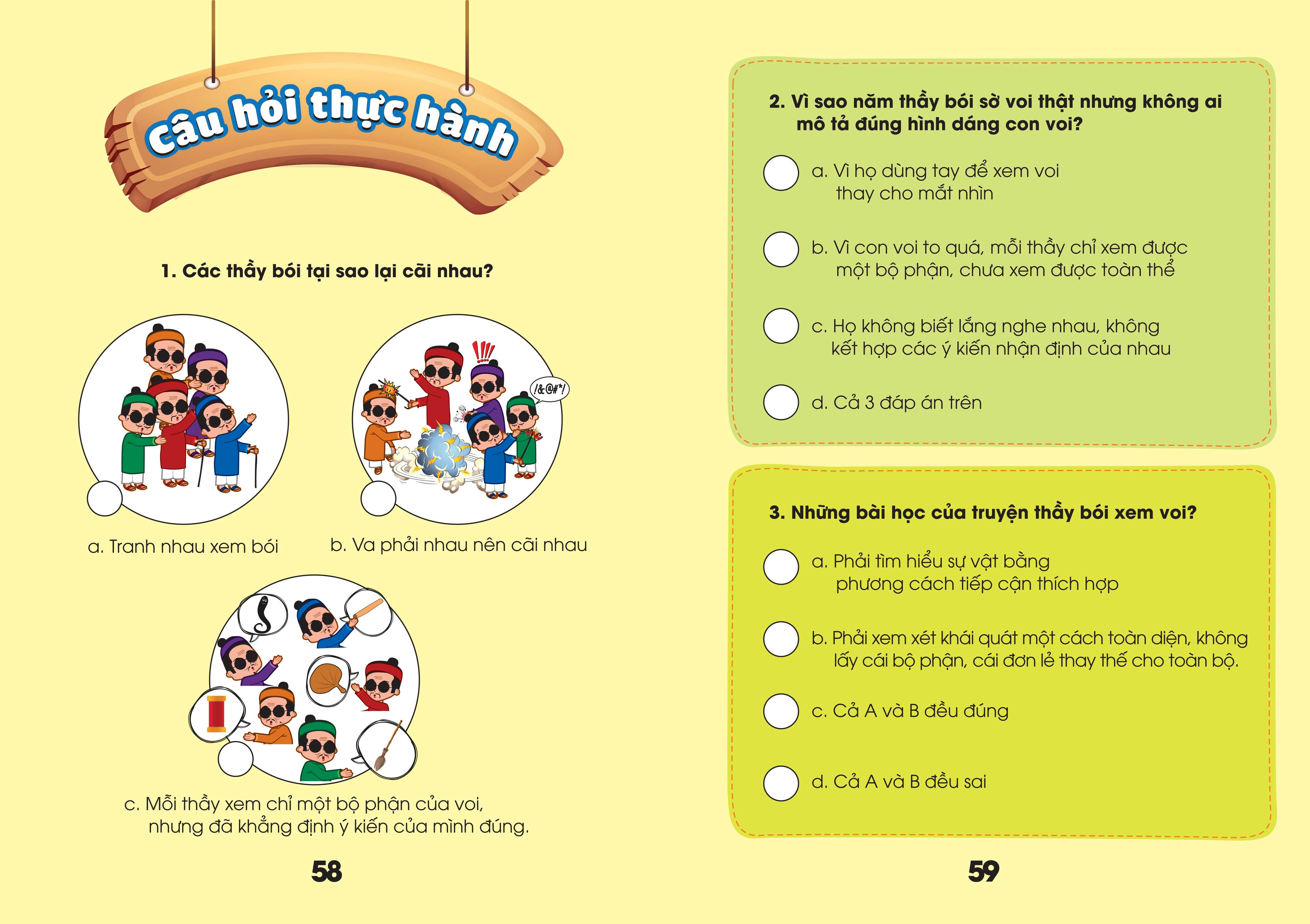 bộ sách cho bé học chữ - truyện ngụ ngôn và câu hỏi thực hành ý nghĩa - tập 2 - Ảnh 5