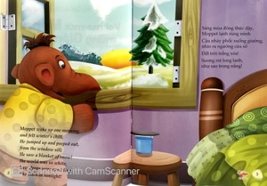 bộ sách chú voi moppet vui vẻ - voi ma-mut moppet mừng giáng sinh - Ảnh 4