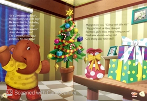 bộ sách chú voi moppet vui vẻ - voi ma-mut moppet mừng giáng sinh - Ảnh 5