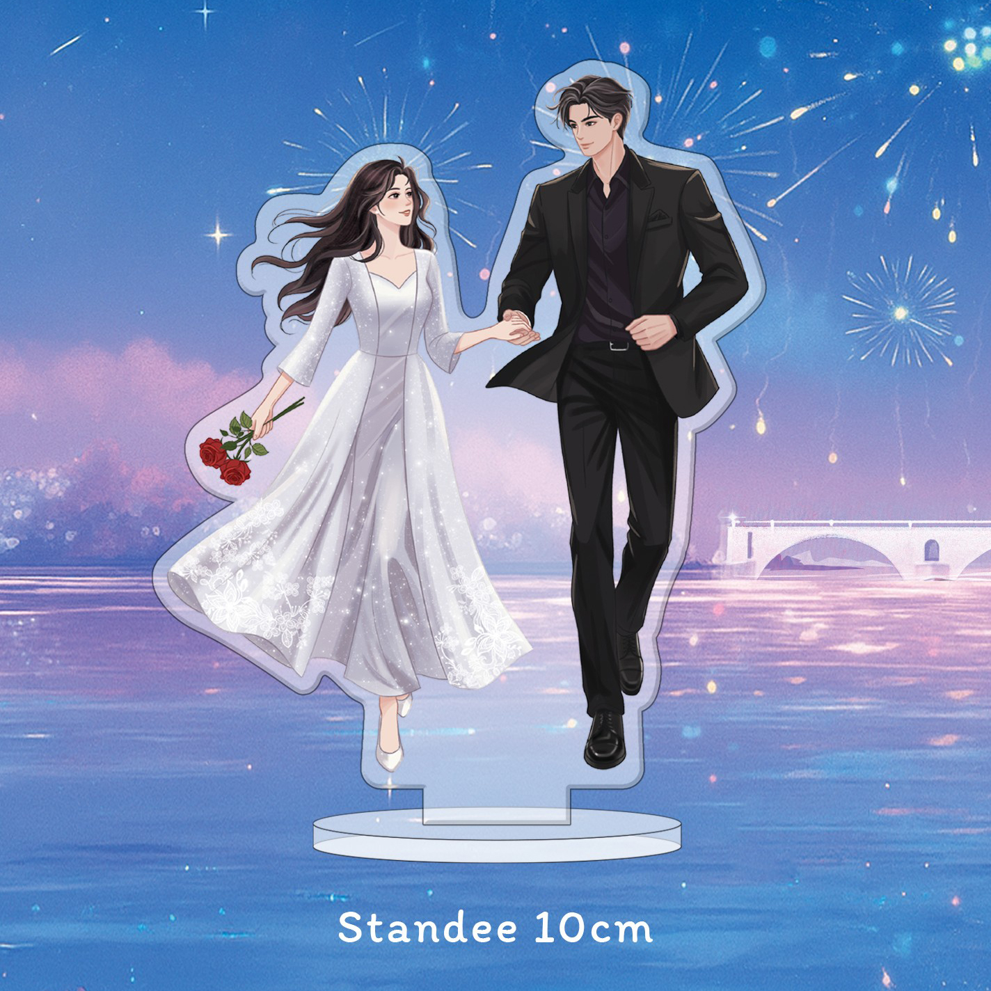 Bộ Sách Chuyến Tàu Đêm Ỷ Mộng - Tập 1 + Tập 2 (Bộ 2 Tập) - Bản Đặc Biệt - Tặng Kèm 2 Bookmark + 1 Postcard + 2 Thẻ Vé Hologarm Văn Tuyết Thời - Lâu Ngữ + 1 Standee Mica - Ảnh 9