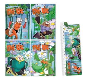 bộ sách cuộc phiêu lưu của dế út (tái bản 2023) (bộ 4 cuốn) - tặng kèm thước kẻ nhựa - Ảnh 2