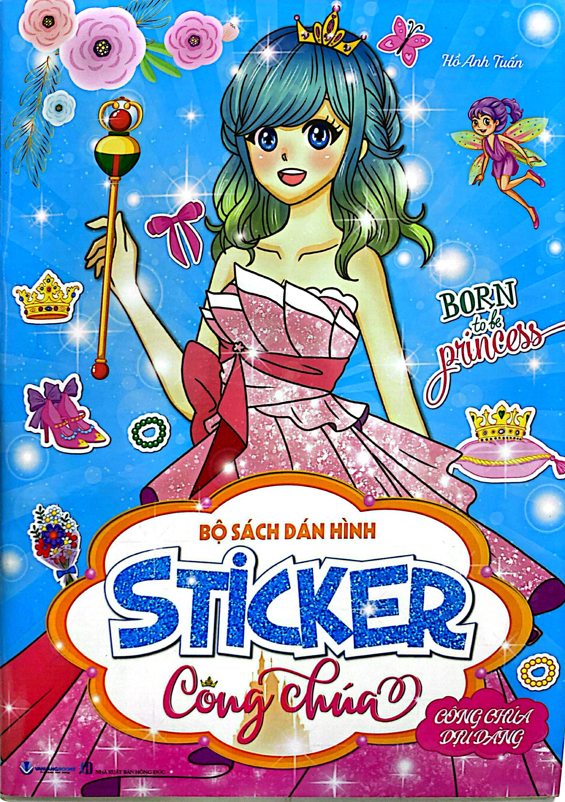 bộ sách dán hình - sticker công chúa - công chúa dịu dàng - Ảnh 2