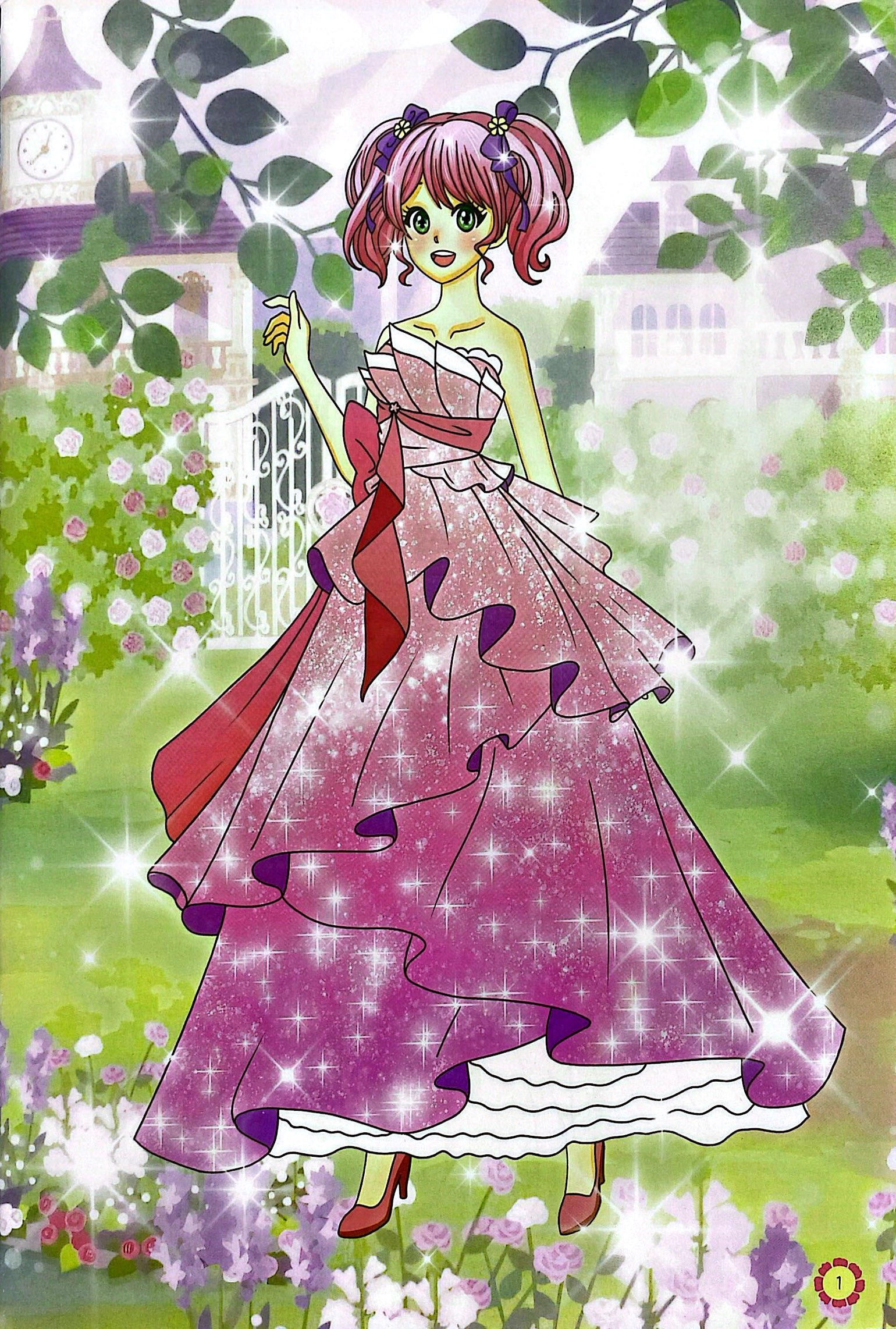 bộ sách dán hình - sticker công chúa - công chúa dịu dàng - Ảnh 3