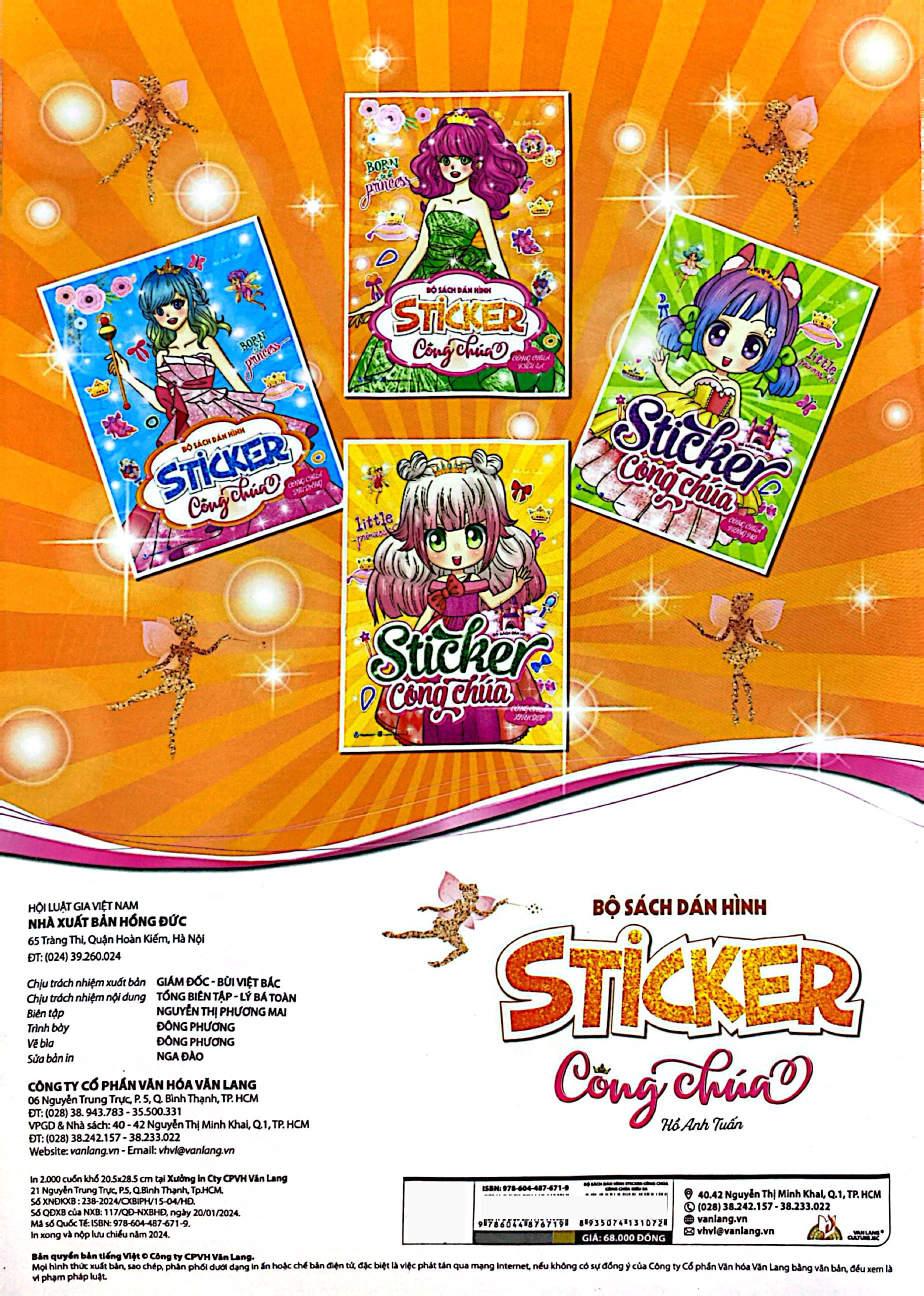 bộ sách dán hình - sticker công chúa - công chúa kiêu sa - Ảnh 6