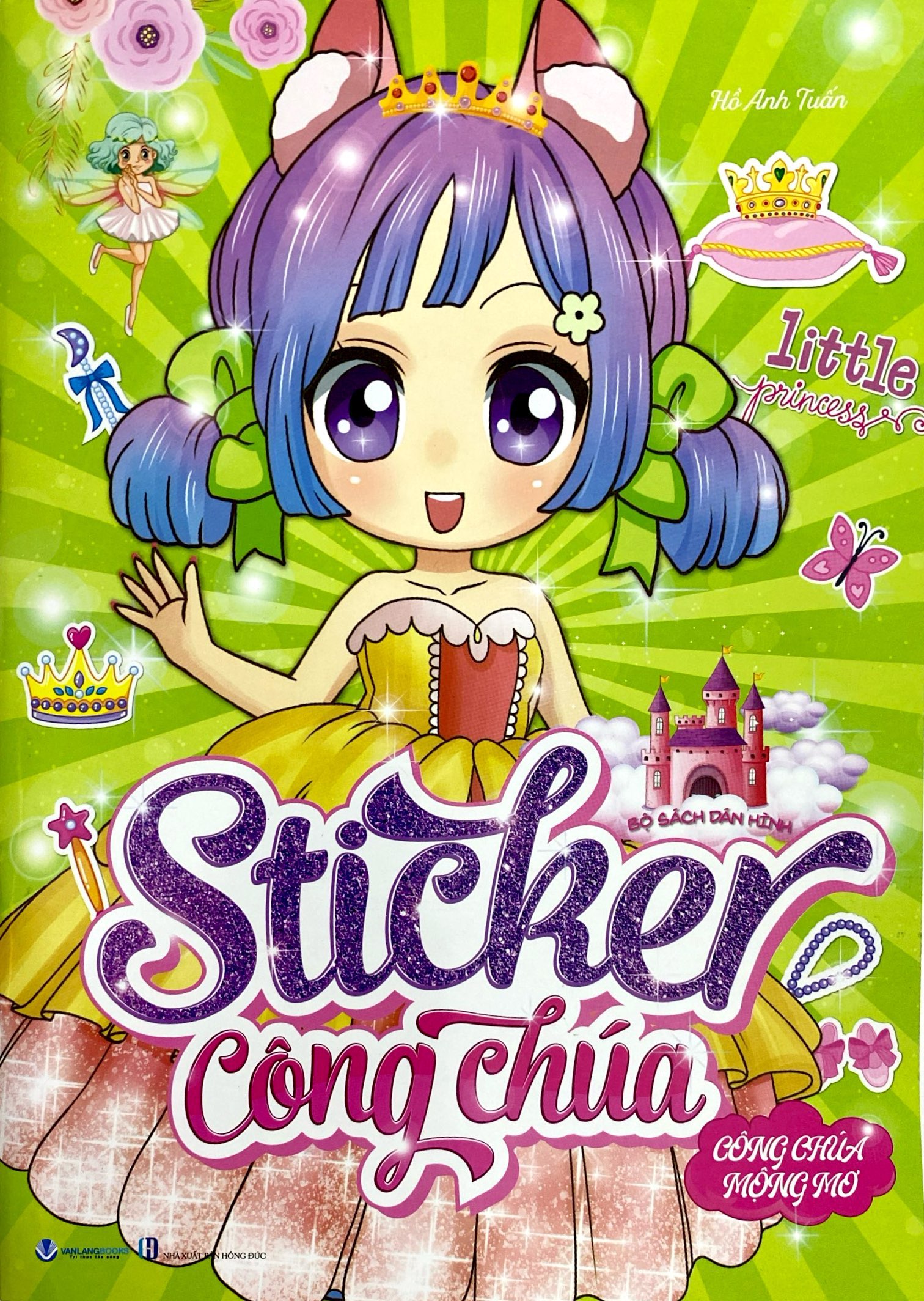 bộ sách dán hình - sticker công chúa - công chúa mộng mơ - Ảnh 2