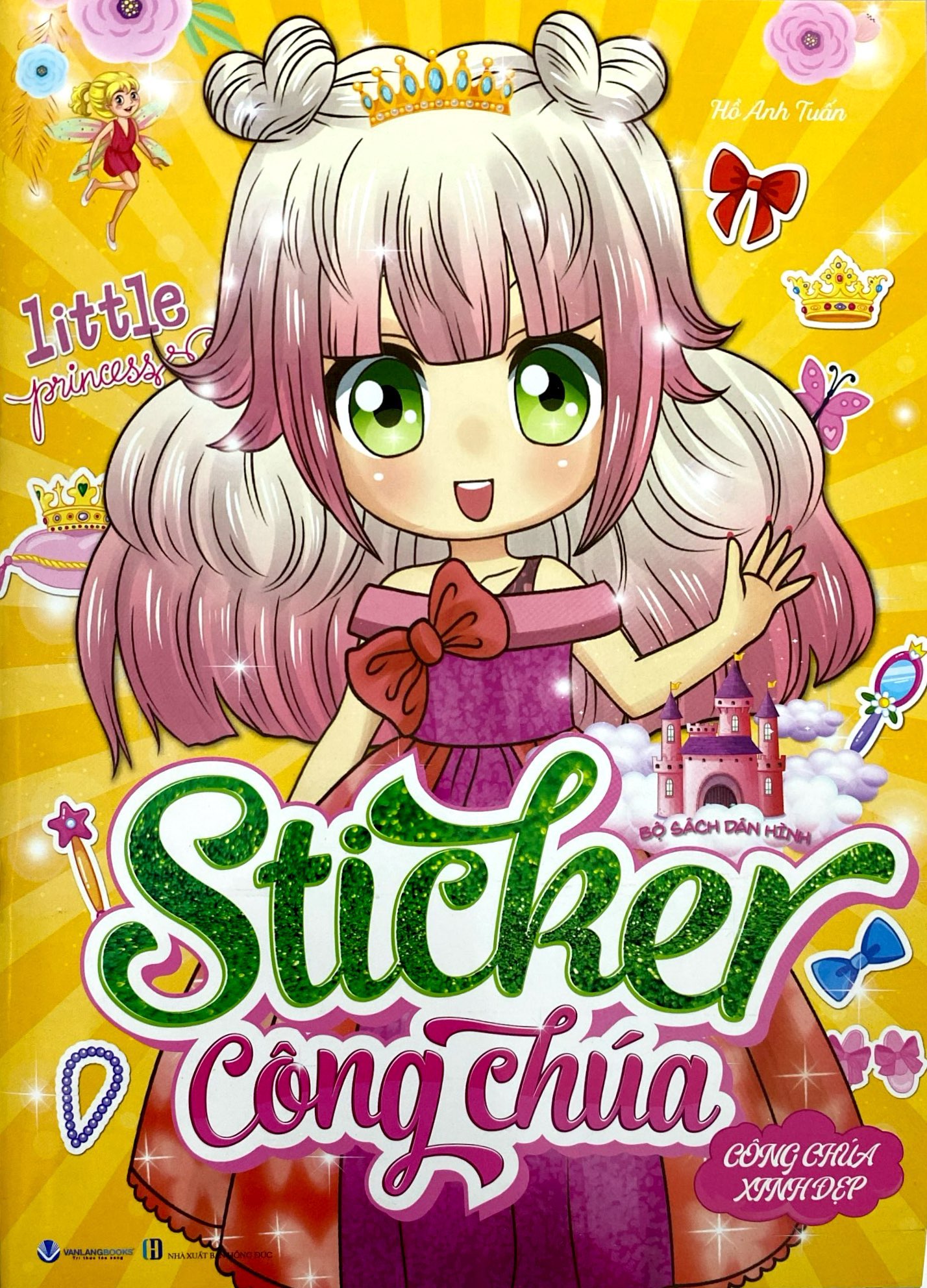 bộ sách dán hình - sticker công chúa - công chúa xinh đẹp - Ảnh 2