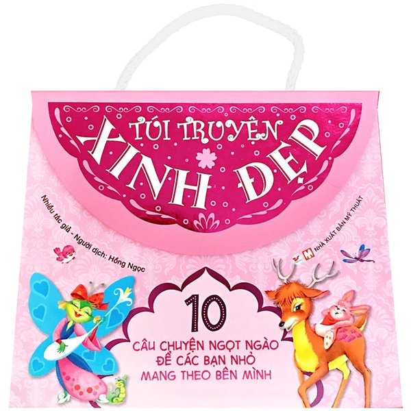 bộ sách dành cho bé gái từ 0-3 tuổi: bus stop - bến xe buýt + túi truyện xinh đẹp màu hồng + con cá vàng (bộ 3 cuốn) - Ảnh 4