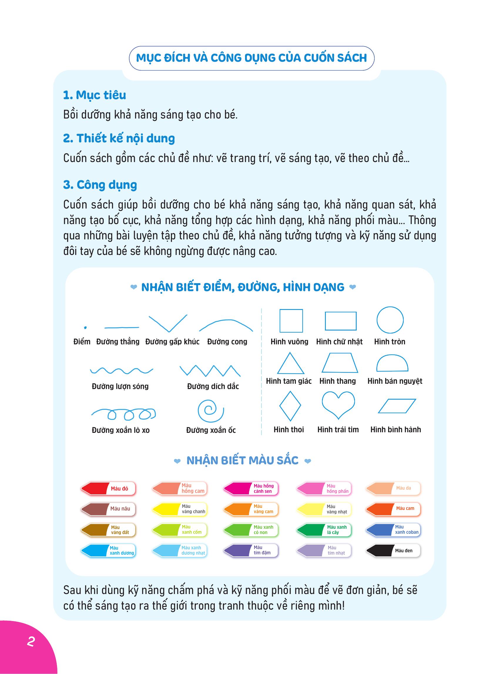 Bộ Sách Đầu Đời Bồi Dưỡng Khả Năng Hội Hoạ - Những Khoảng Trời Thần Tiên - Ảnh 3