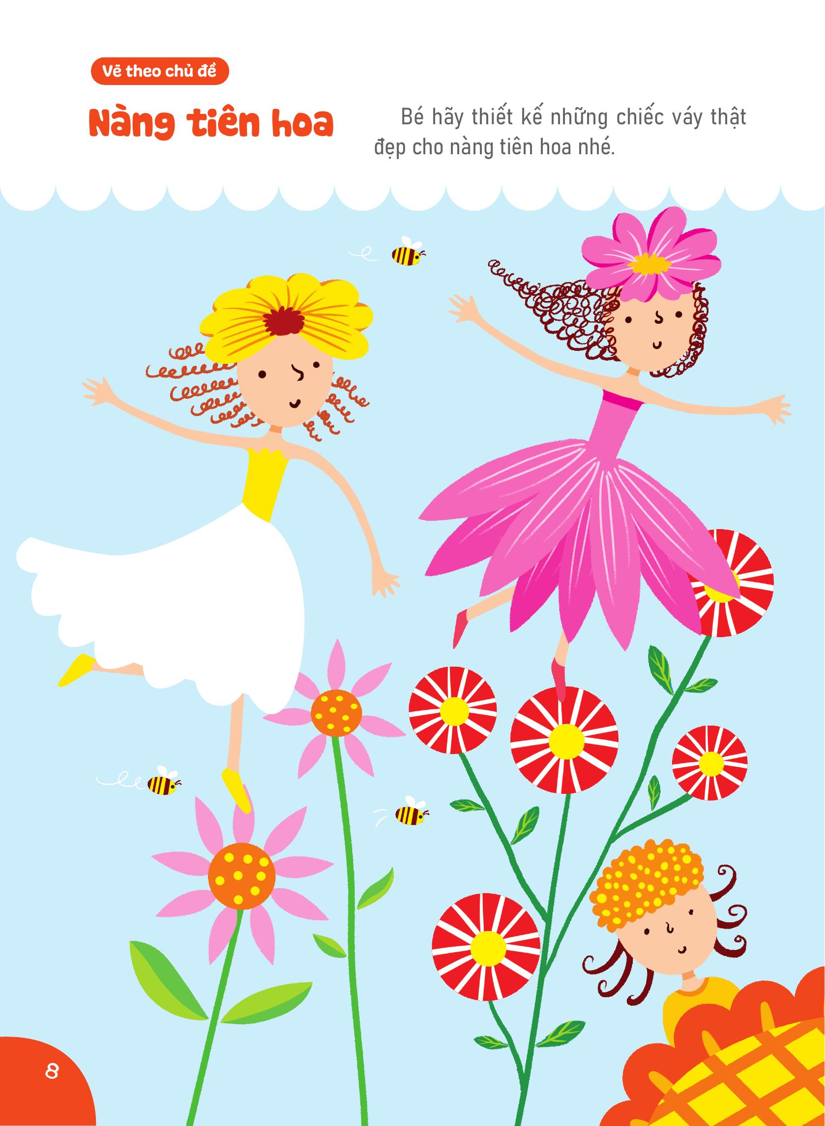 Bộ Sách Đầu Đời Bồi Dưỡng Khả Năng Hội Hoạ - Những Khoảng Trời Thần Tiên - Ảnh 9