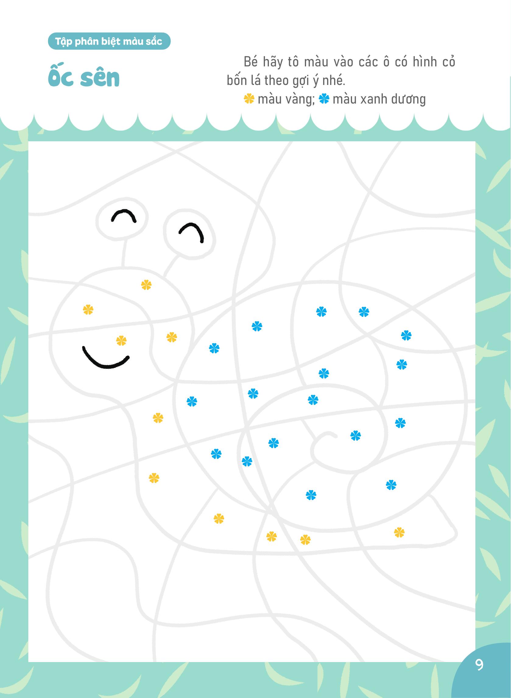 Bộ Sách Đầu Đời Bồi Dưỡng Khả Năng Hội Hoạ - Những Sắc Màu Tuổi Thơ - Ảnh 10