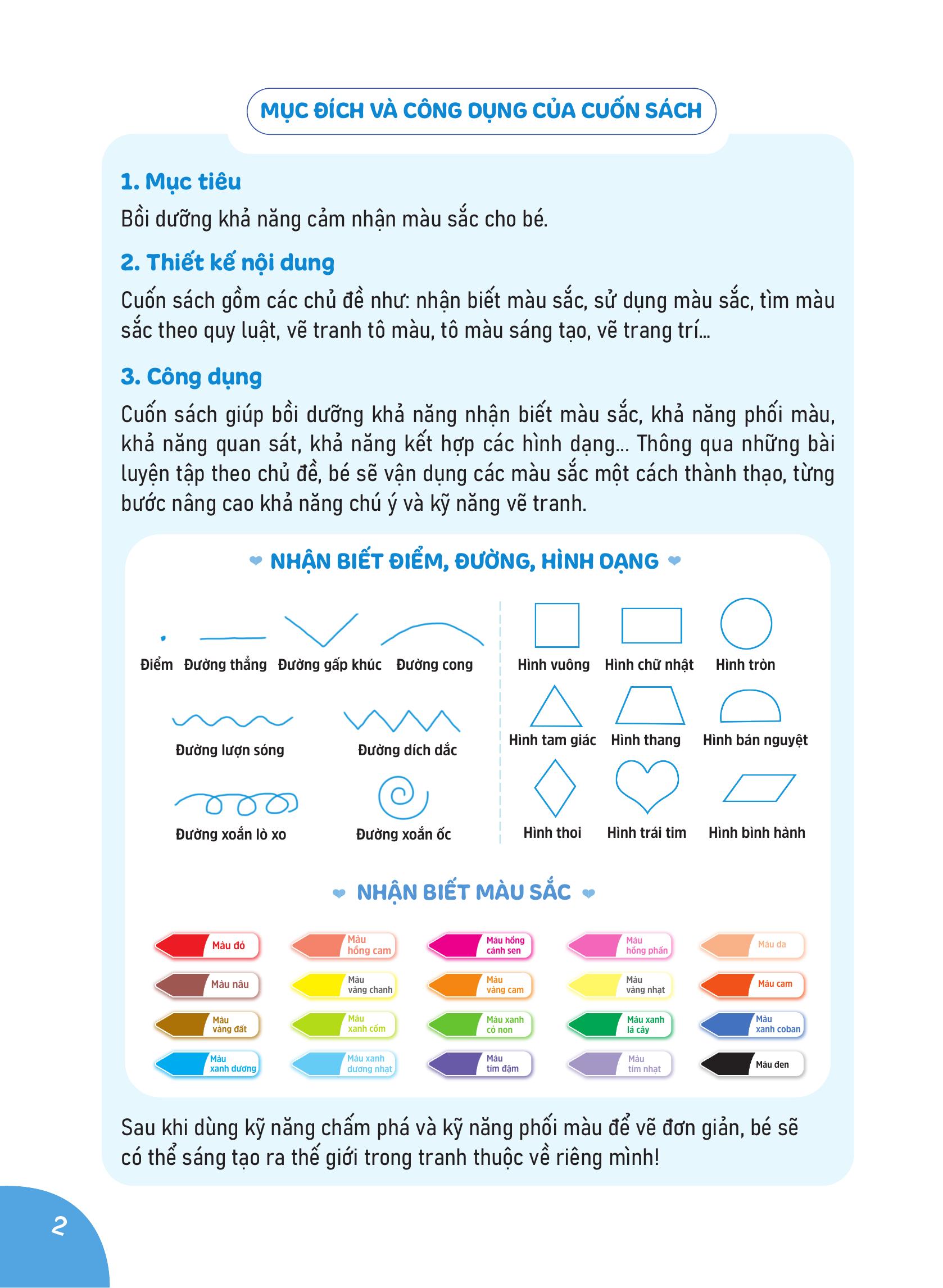 Bộ Sách Đầu Đời Bồi Dưỡng Khả Năng Hội Hoạ - Những Sắc Màu Tuổi Thơ - Ảnh 3