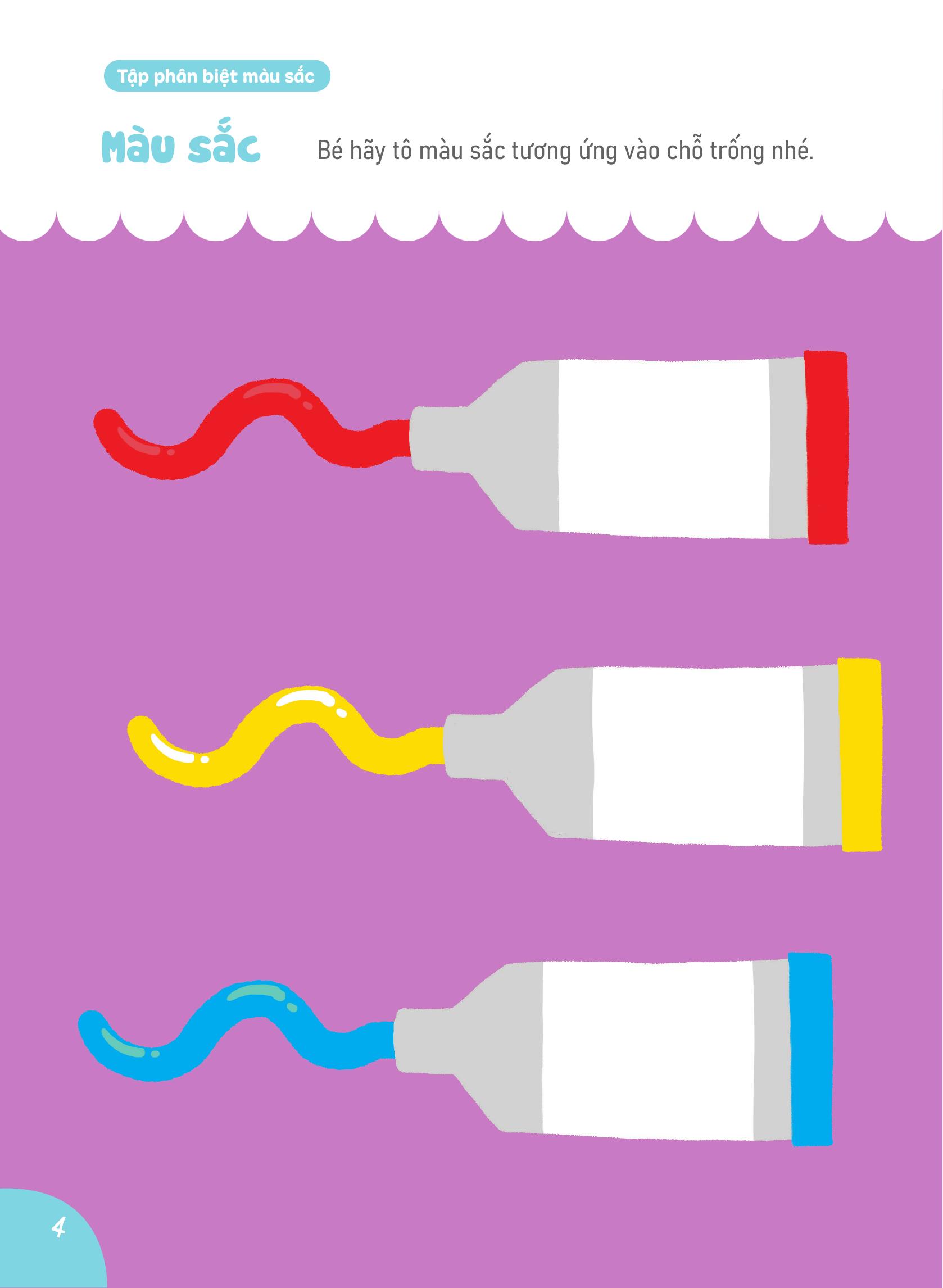 Bộ Sách Đầu Đời Bồi Dưỡng Khả Năng Hội Hoạ - Những Sắc Màu Tuổi Thơ - Ảnh 5