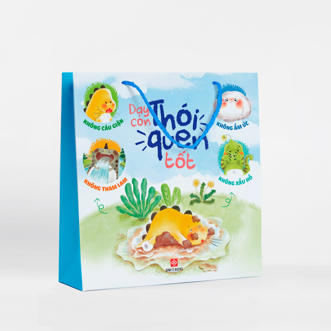 Bộ Sách Dạy Con Thói Quen Tốt- Không Cáu Giận + Không Tham Lam + Không Ấm Ức + Không Xấu Hổ (Túi 4 Tập) - Ảnh 2