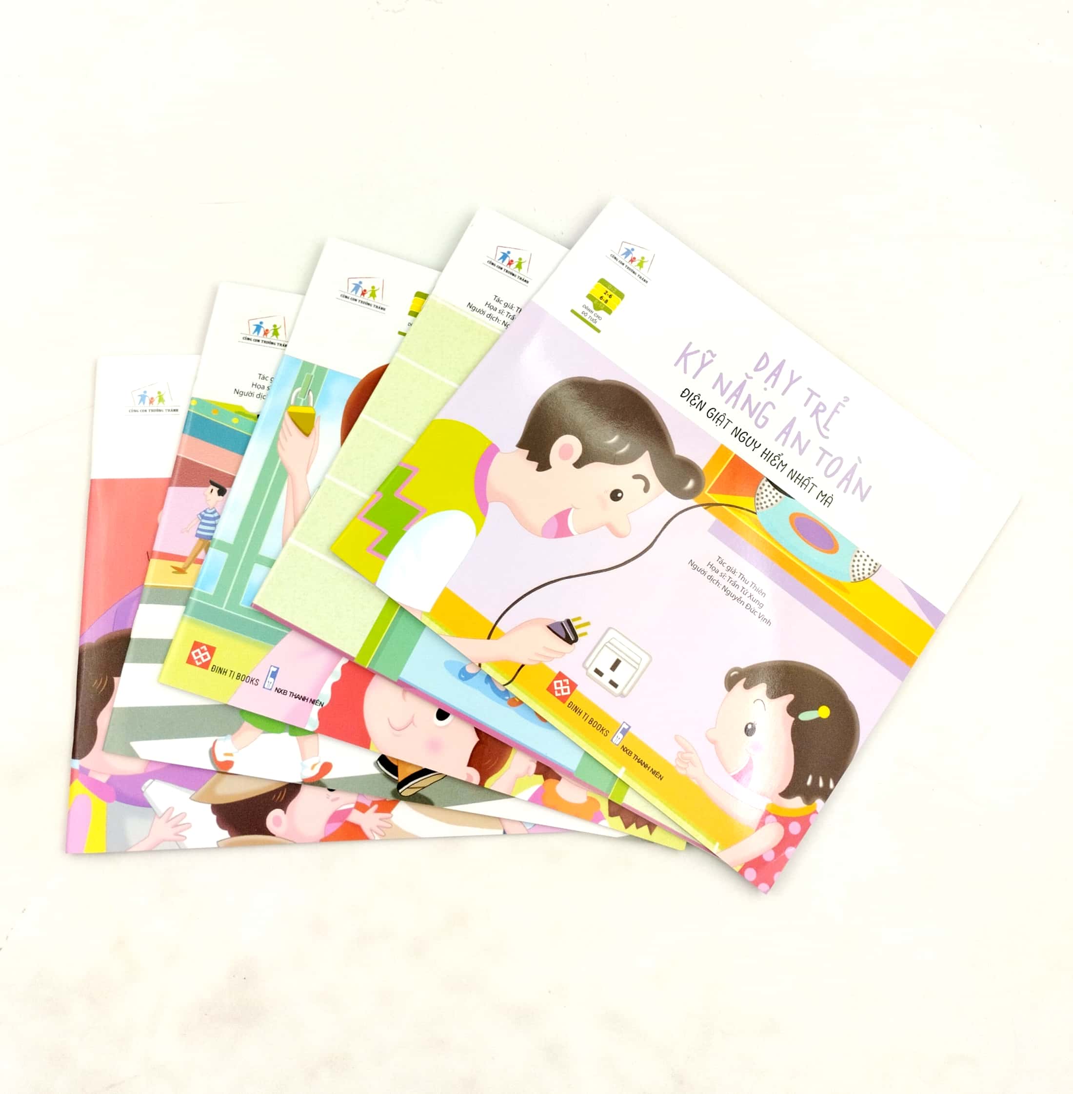 bộ sách dạy trẻ kỹ năng an toàn (bộ 5 cuốn) - Ảnh 7