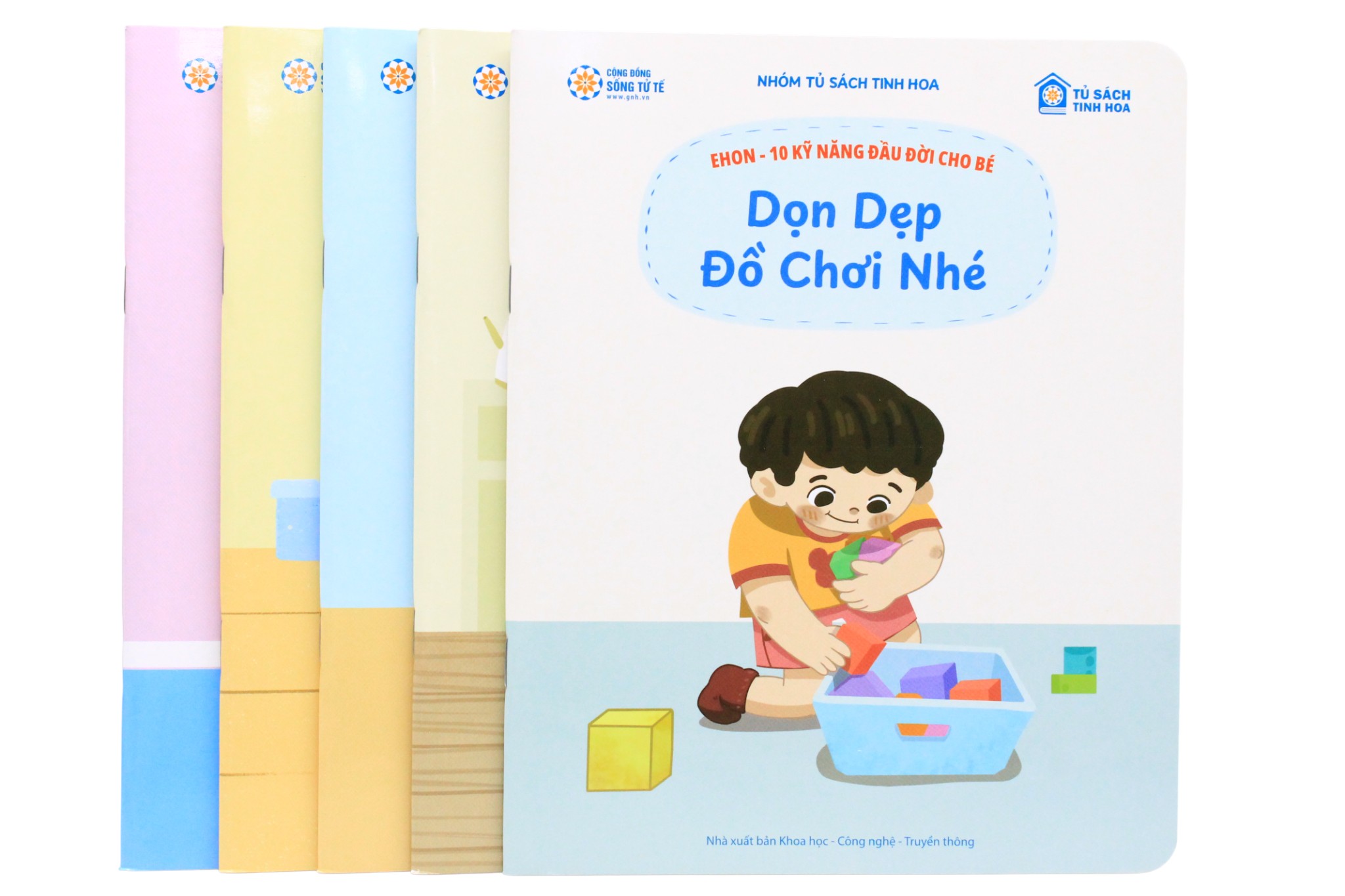Bộ Sách Ehon - 10 Kỹ Năng Đầu Đời Cho Bé - Bộ 1 (Bộ 5 Cuốn) - Ảnh 7