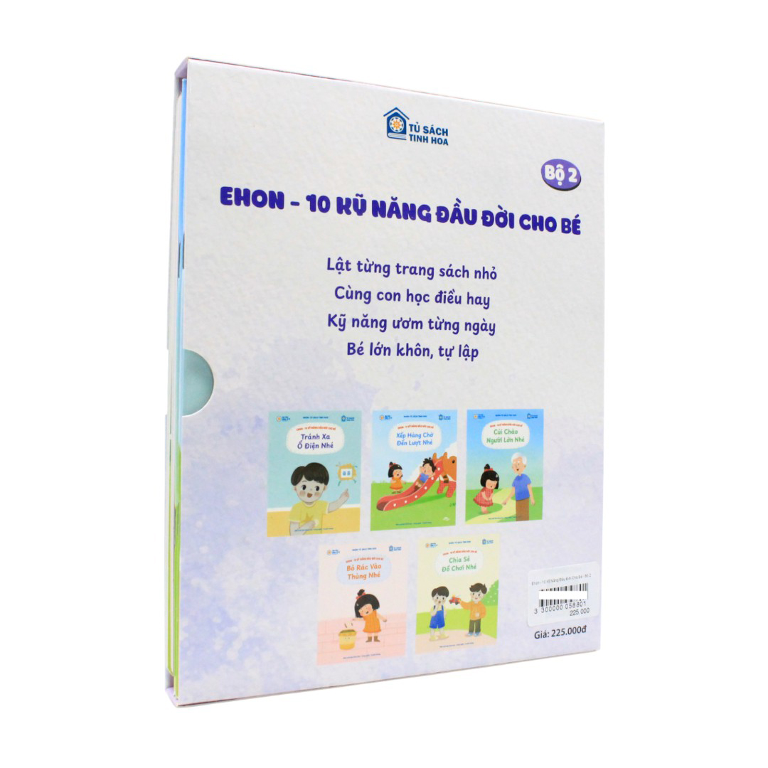 Bo Sach Ehon - 10 Ky Nang Dau Doi Cho Be - Bo 2 (Bo 5 Cuon) - Ảnh 8