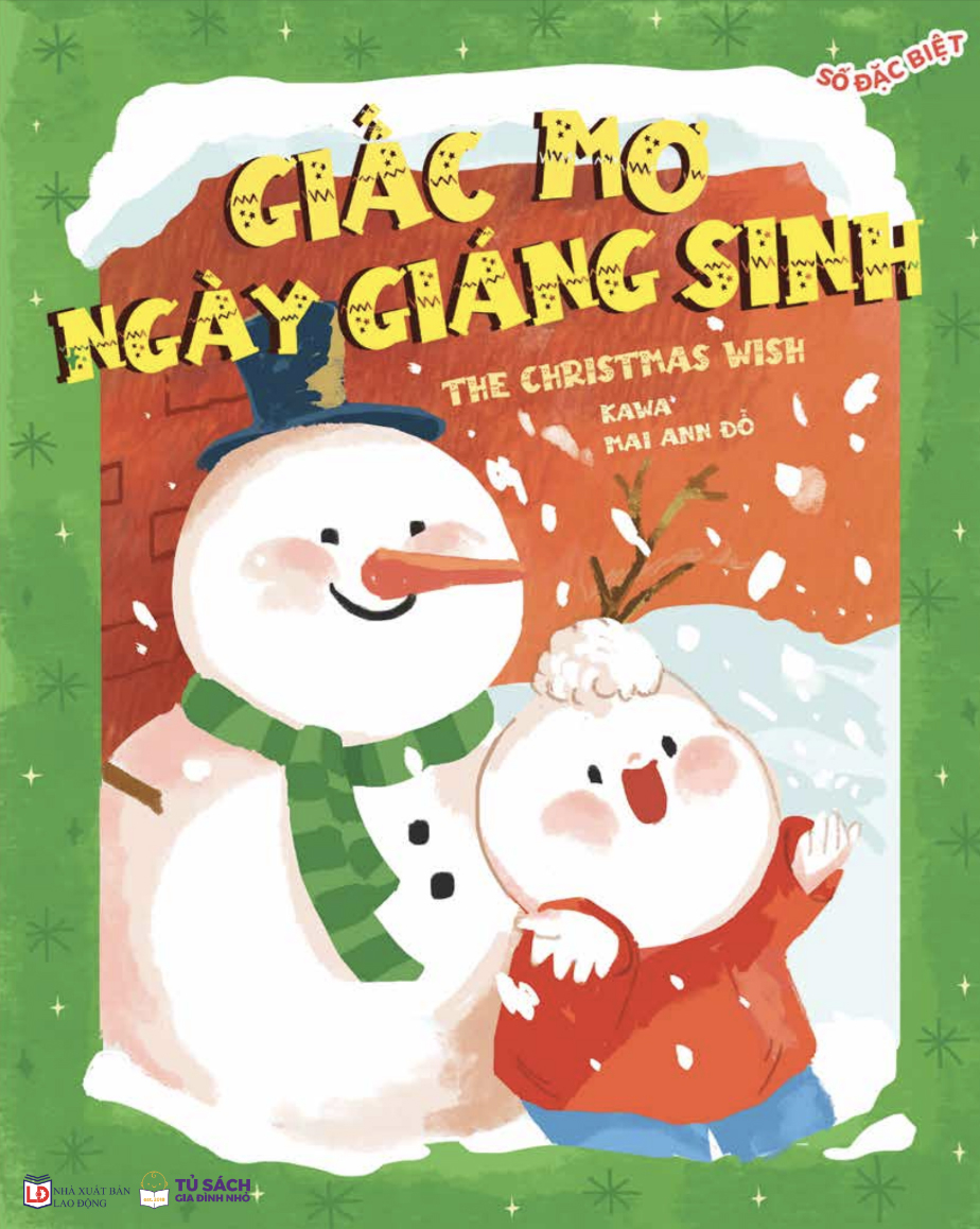 bộ sách ehon song ngữ - giấc mơ ngày giáng sinh + món quà giáng sinh (bộ 2 cuốn) - tặng kèm 1 thiệp noel + 2 tấm sticker + 1 túi 4 blindbox giáng sinh ngẫu nhiên - Ảnh 3