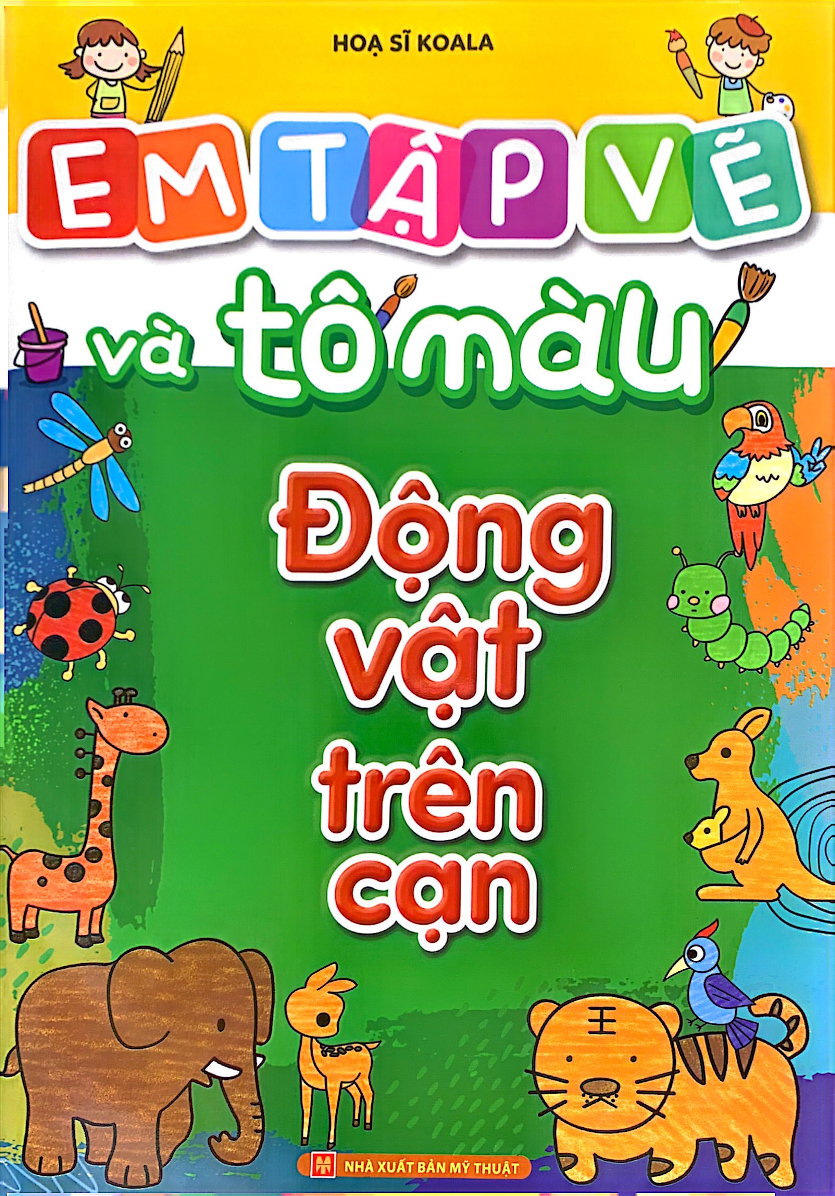 bộ sách em tập vẽ và tô màu (túi 8 cuốn) - Ảnh 10